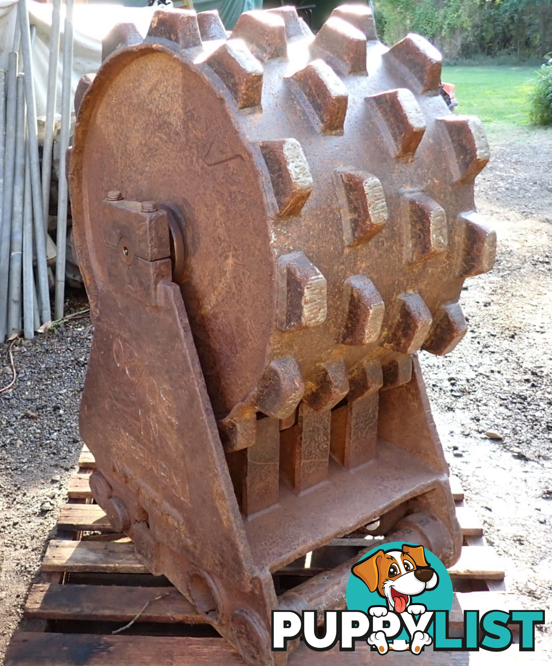 22-50 ton (100/90/80mm pin) Titan Excavator Compaction Wheel