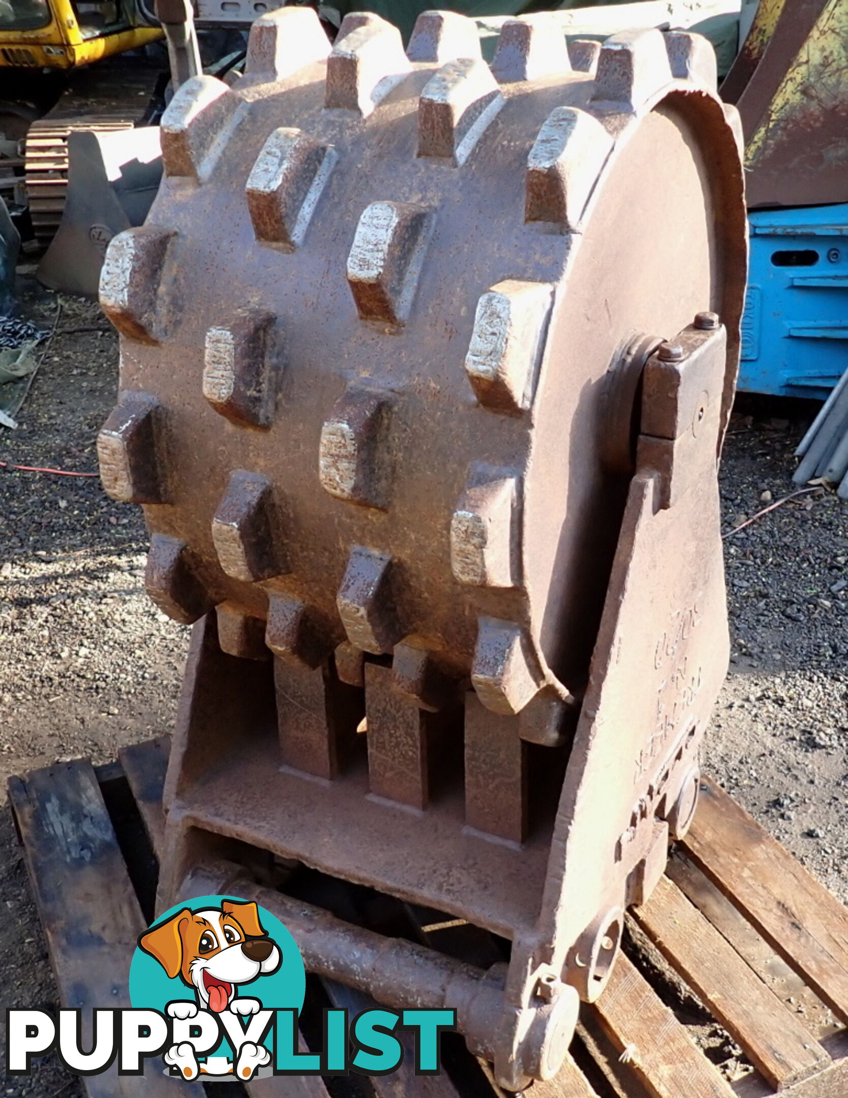 22-50 ton (100/90/80mm pin) Titan Excavator Compaction Wheel