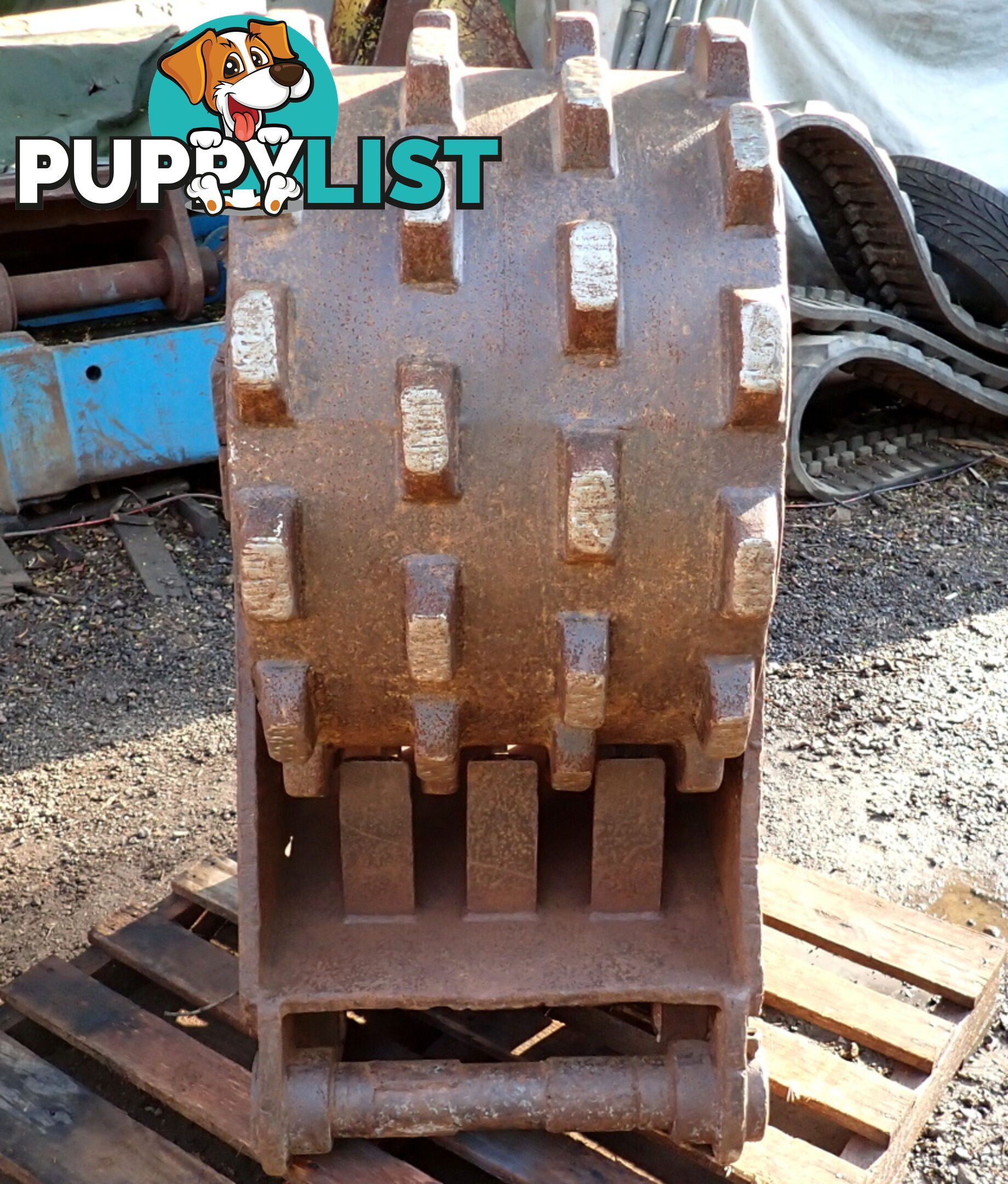 22-50 ton (100/90/80mm pin) Titan Excavator Compaction Wheel