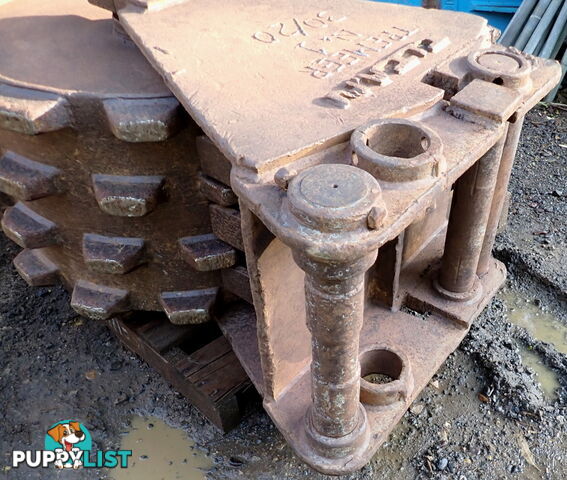 22-50 ton (100/90/80mm pin) Titan Excavator Compaction Wheel