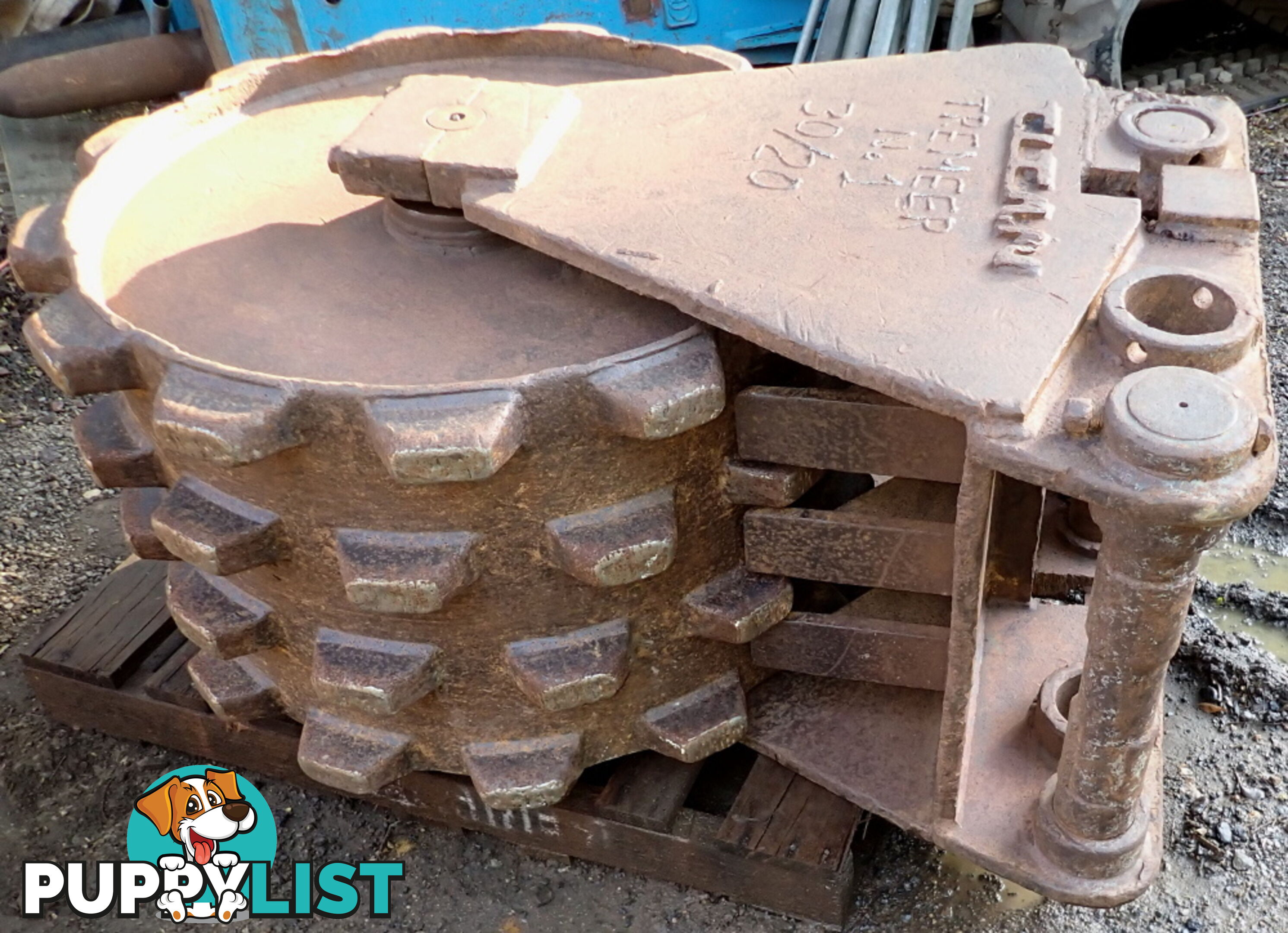 22-50 ton (100/90/80mm pin) Titan Excavator Compaction Wheel