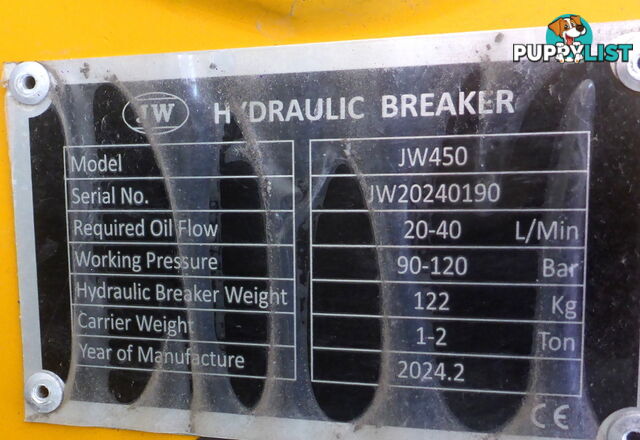 New 1.5-4 ton (35mm Pin) Excavator Hydraulic Hammer Rock Breaker