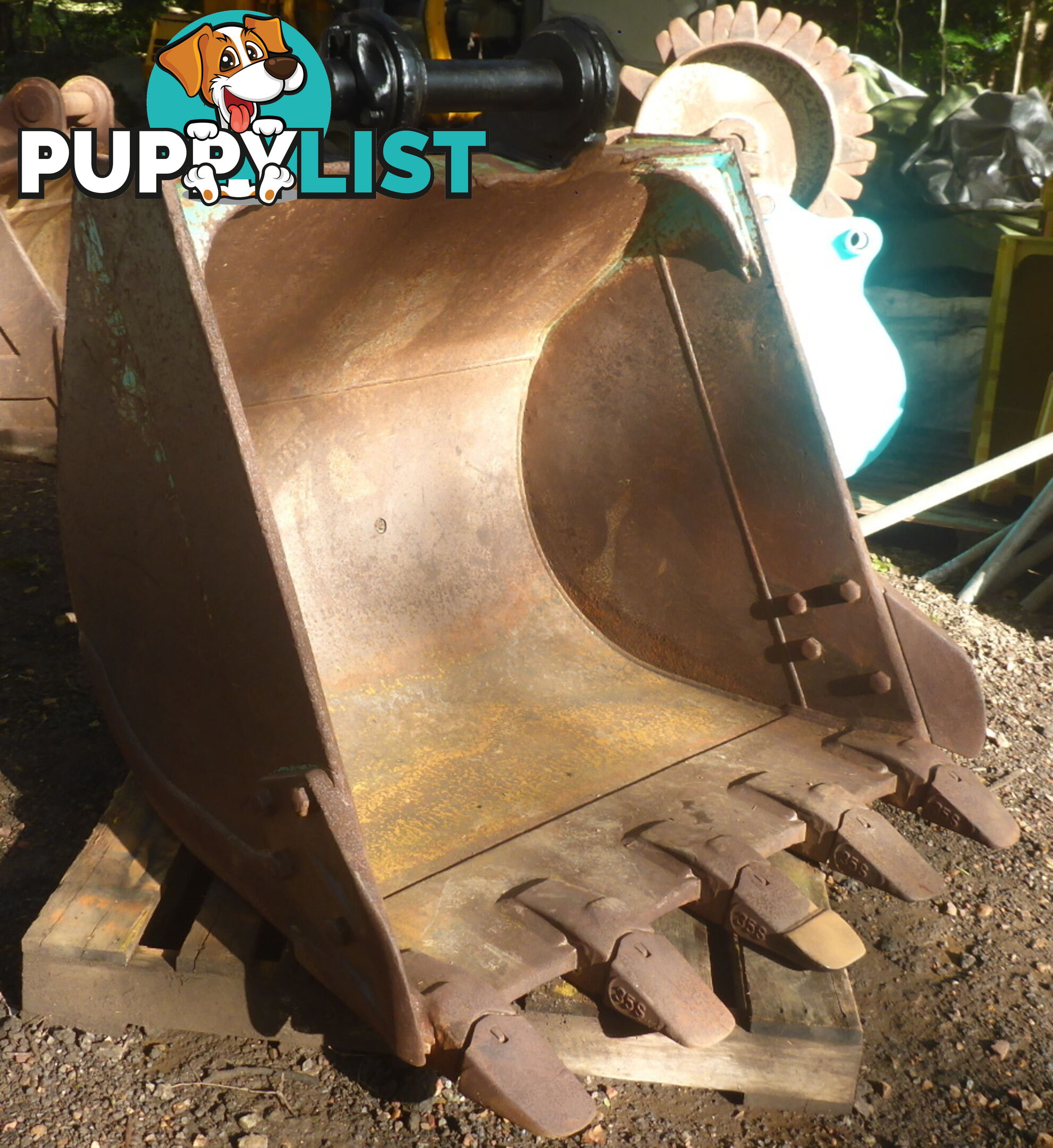 15-30 ton (80mm pin) 1200mm Kobelco Excavator GP Digging Bucket with Sidecutters