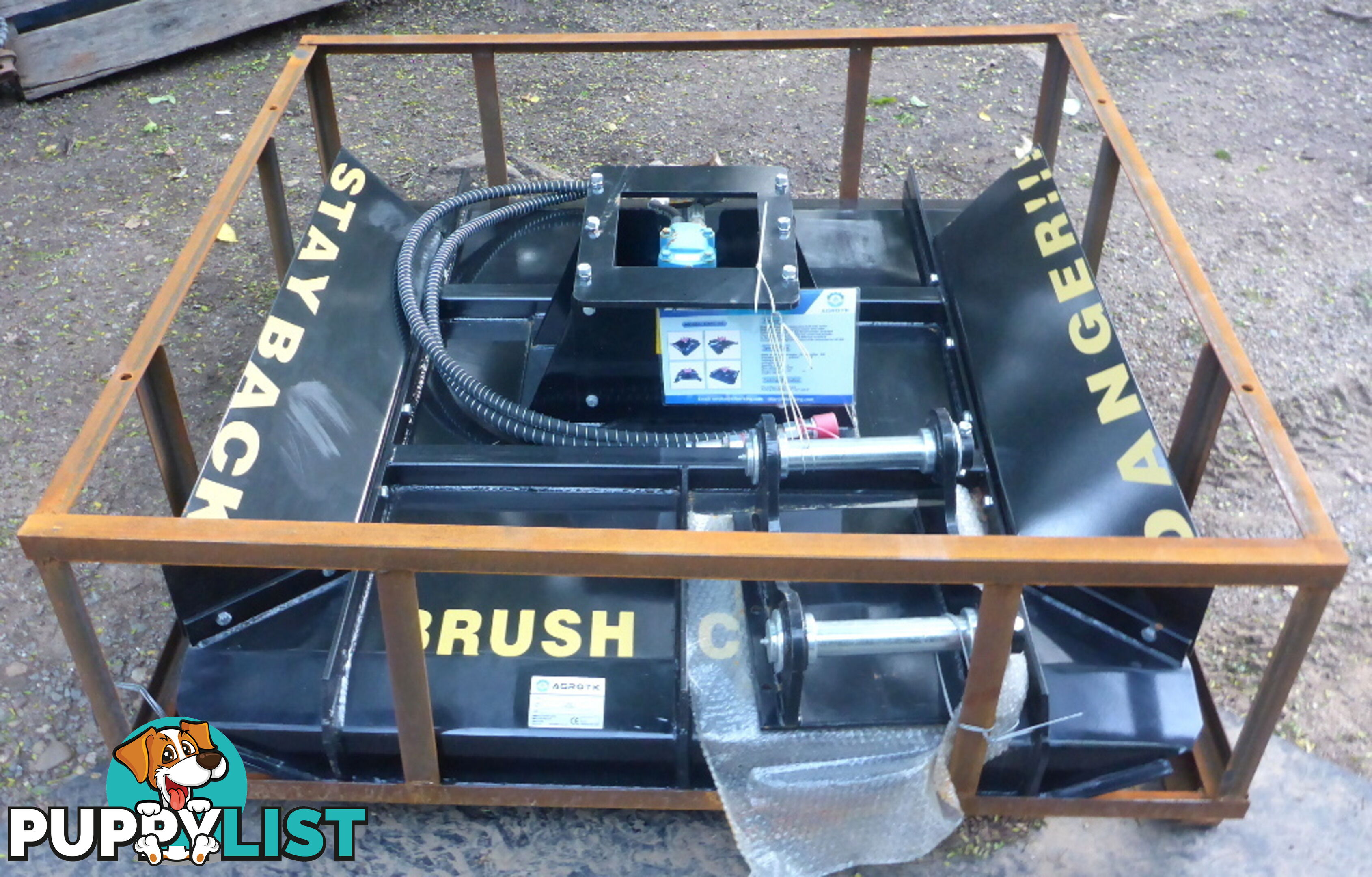 New 3-10 ton (45-65mm pin) Excavator Rotary Brush Cutter Slasher Mower 54" Cut