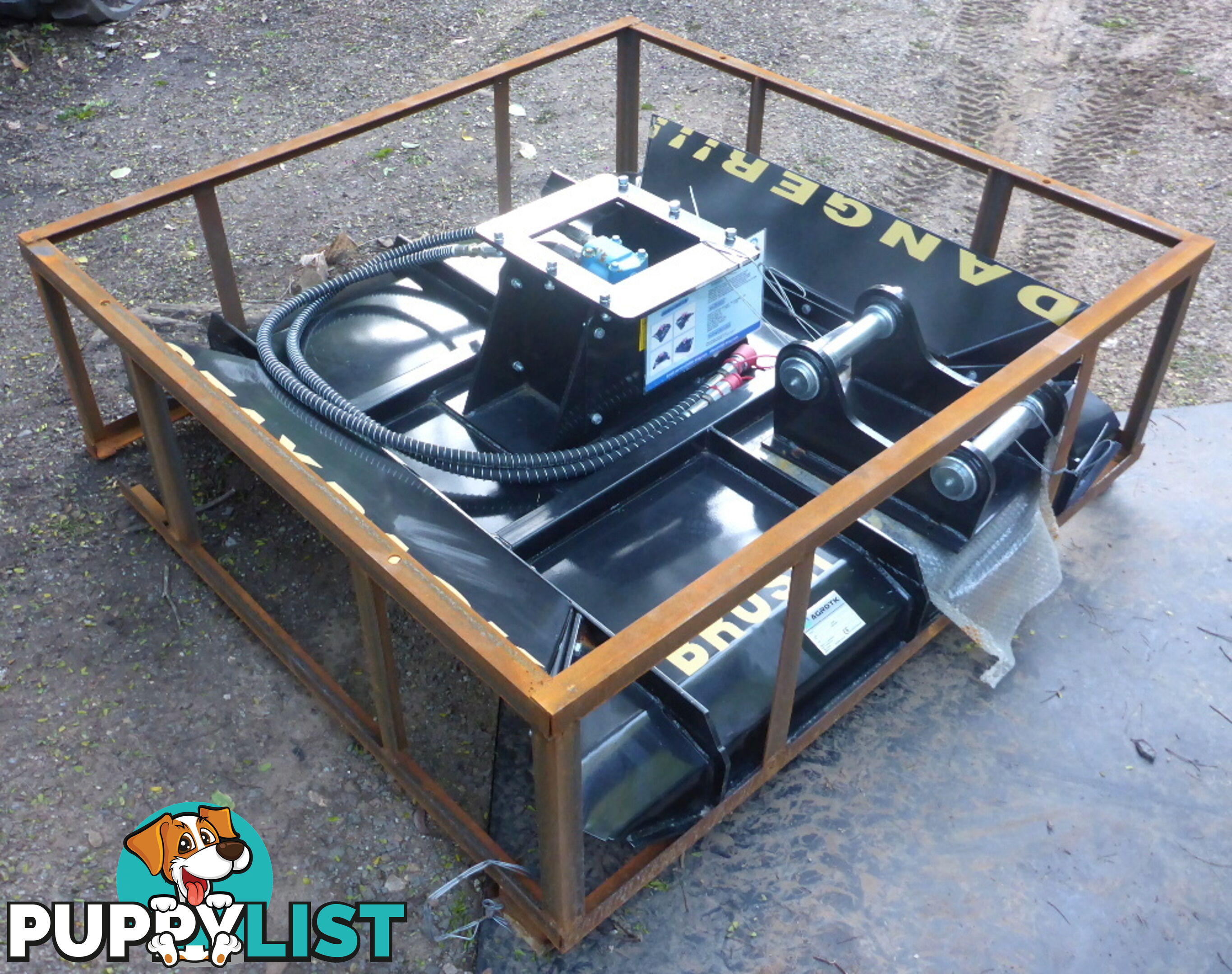 New 3-10 ton (45-65mm pin) Excavator Rotary Brush Cutter Slasher Mower 54" Cut