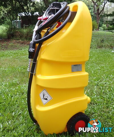 New Italian 110L Diesel Fuel Cell Tank with 12v Pump & Bowser trigger