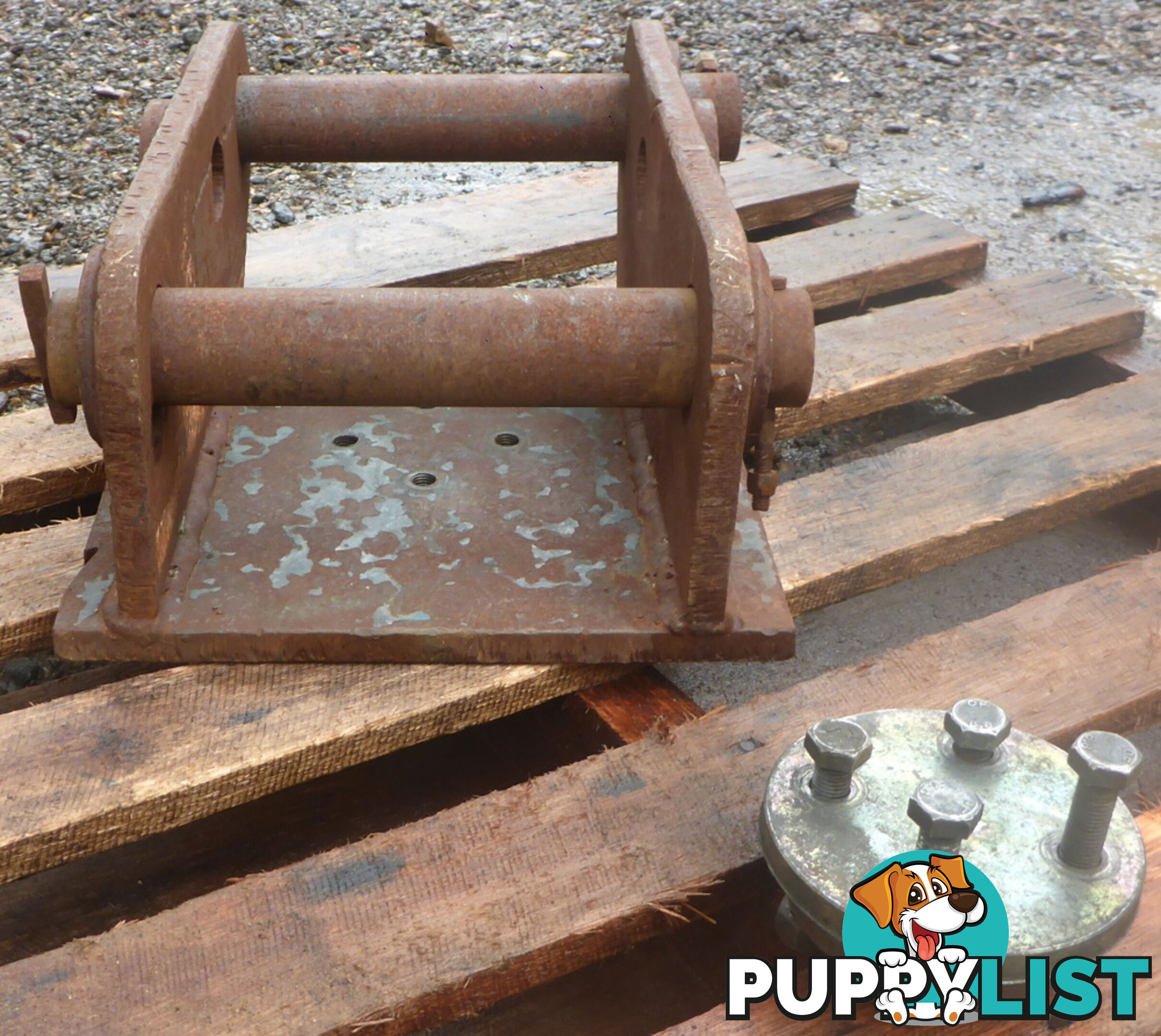 9-20 ton (60mm pin) Excavator Fixed/Pivoting Headstock Hitch Mounting Plate