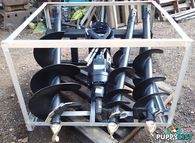 New Auger Kit, Skid Steer, Track Loader, Tractor