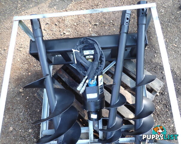 New Auger Kit, Skid Steer, Track Loader, Tractor