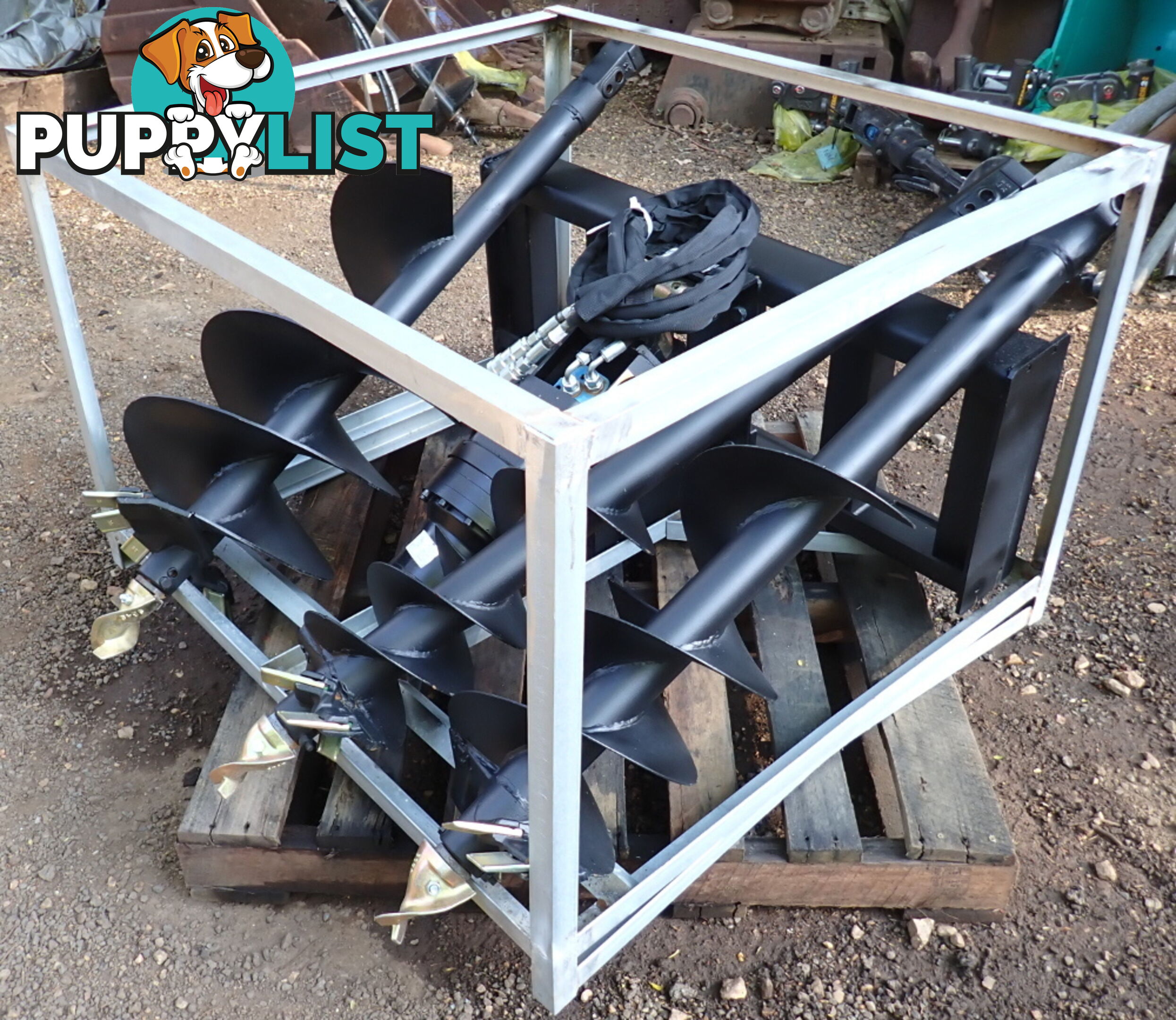 New Auger Kit, Skid Steer, Track Loader, Tractor