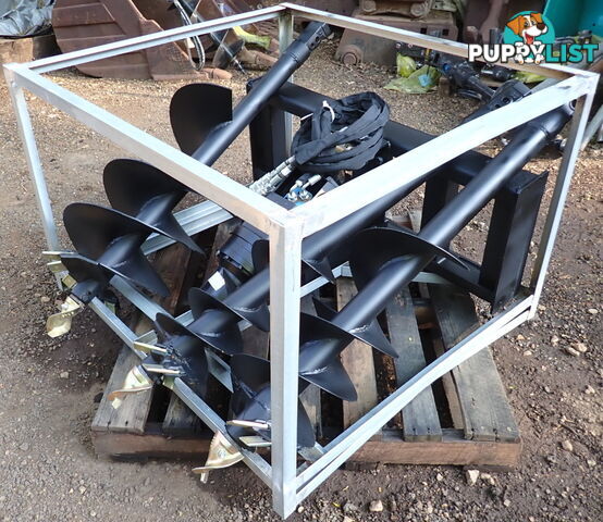 New Auger Kit, Skid Steer, Track Loader, Tractor