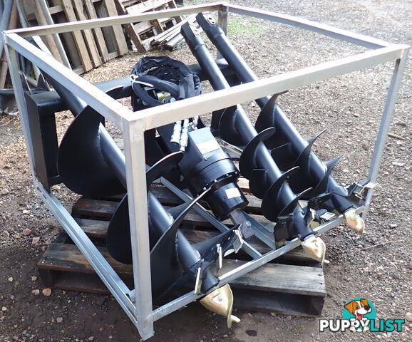 New Auger Kit, Skid Steer, Track Loader, Tractor