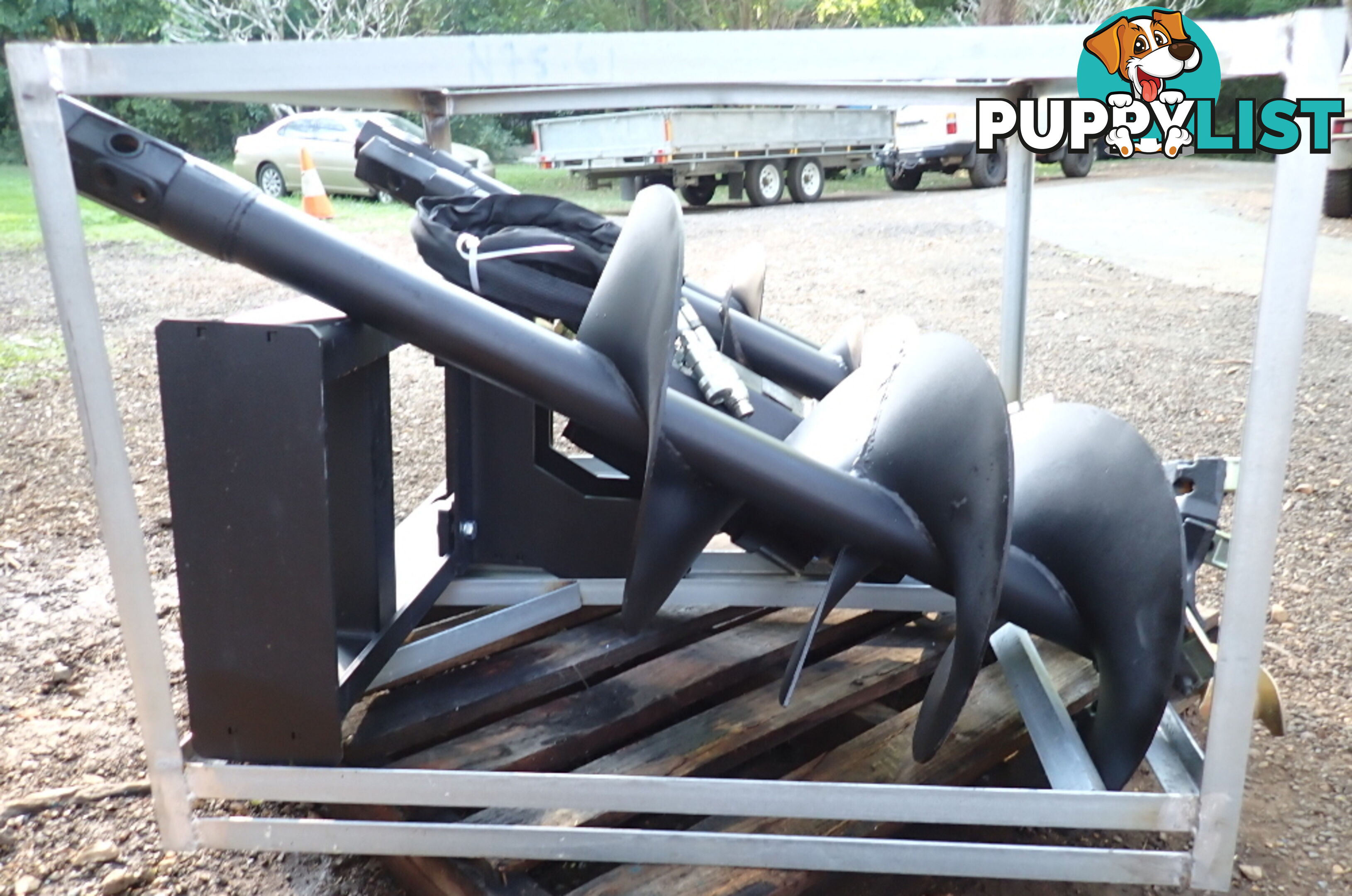 New Auger Kit, Skid Steer, Track Loader, Tractor