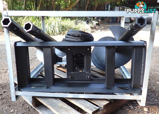 New Auger Kit, Skid Steer, Track Loader, Tractor
