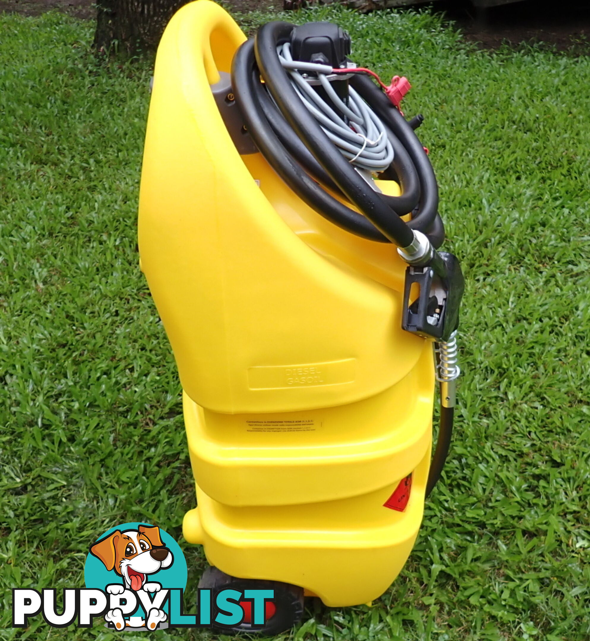 New Italian 110L Diesel Fuel Cell Tank with 12v Pump & Bowser trigger