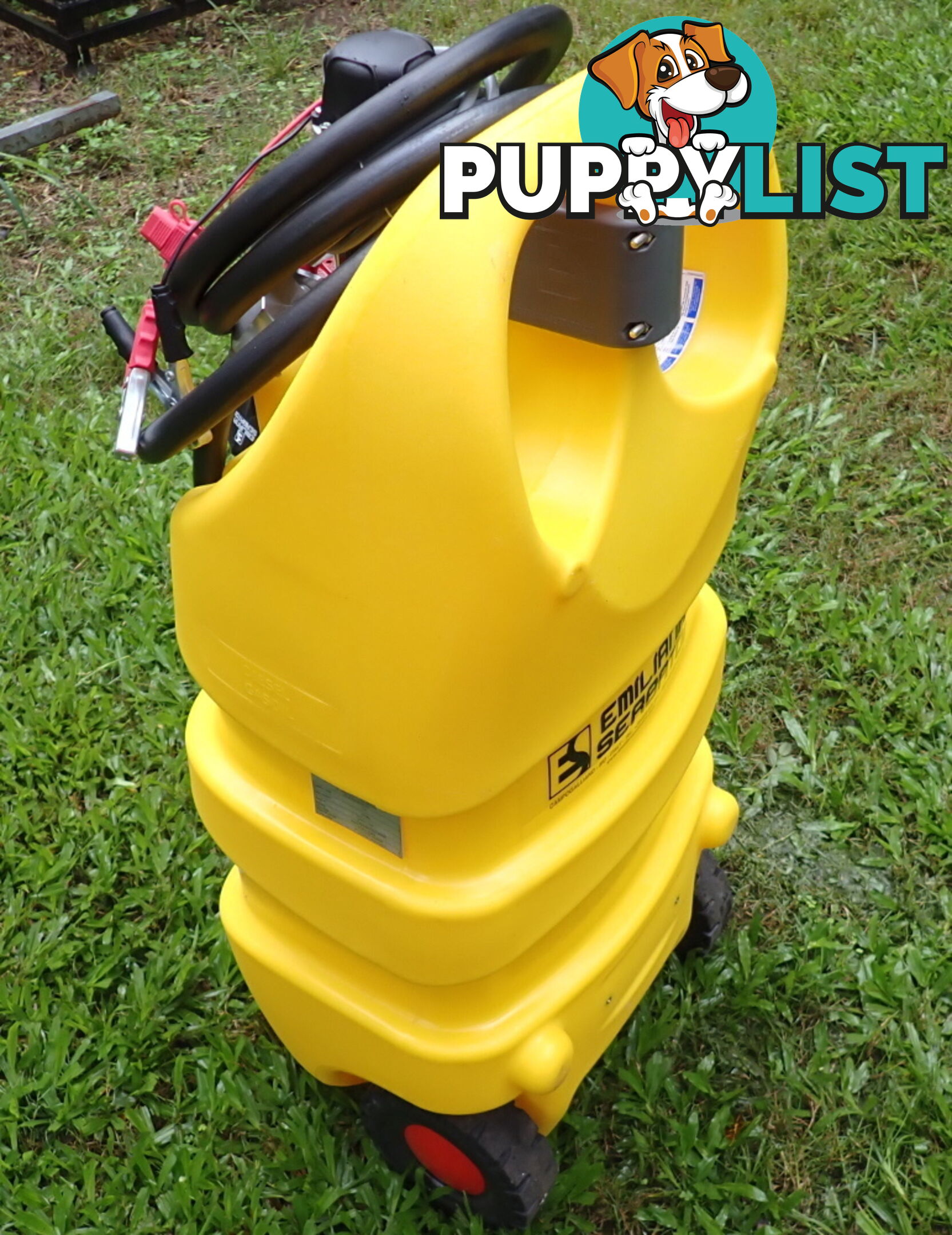 New Italian 110L Diesel Fuel Cell Tank with 12v Pump & Bowser trigger