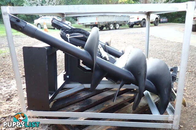 New Auger Kit, Skid Steer, Track Loader, Tractor