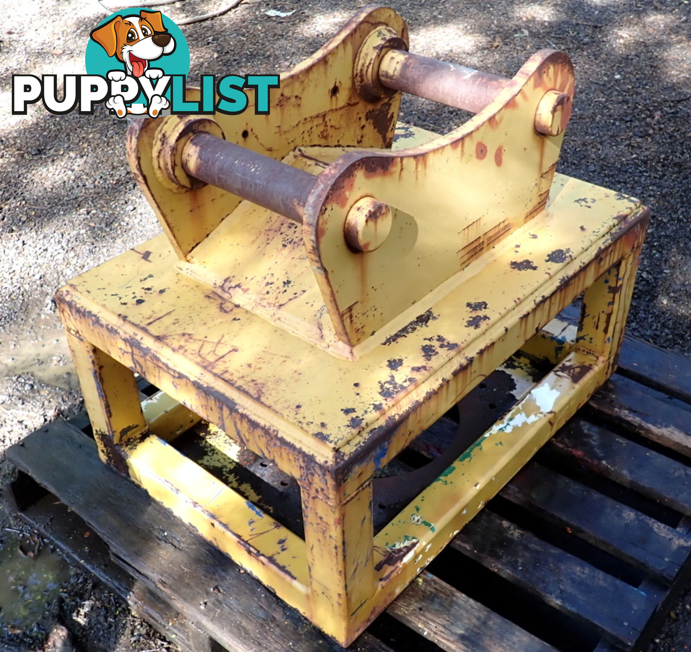 12-23 ton (70mm pin) Excavator Headstock Hitch Mounting Plate suit Cat