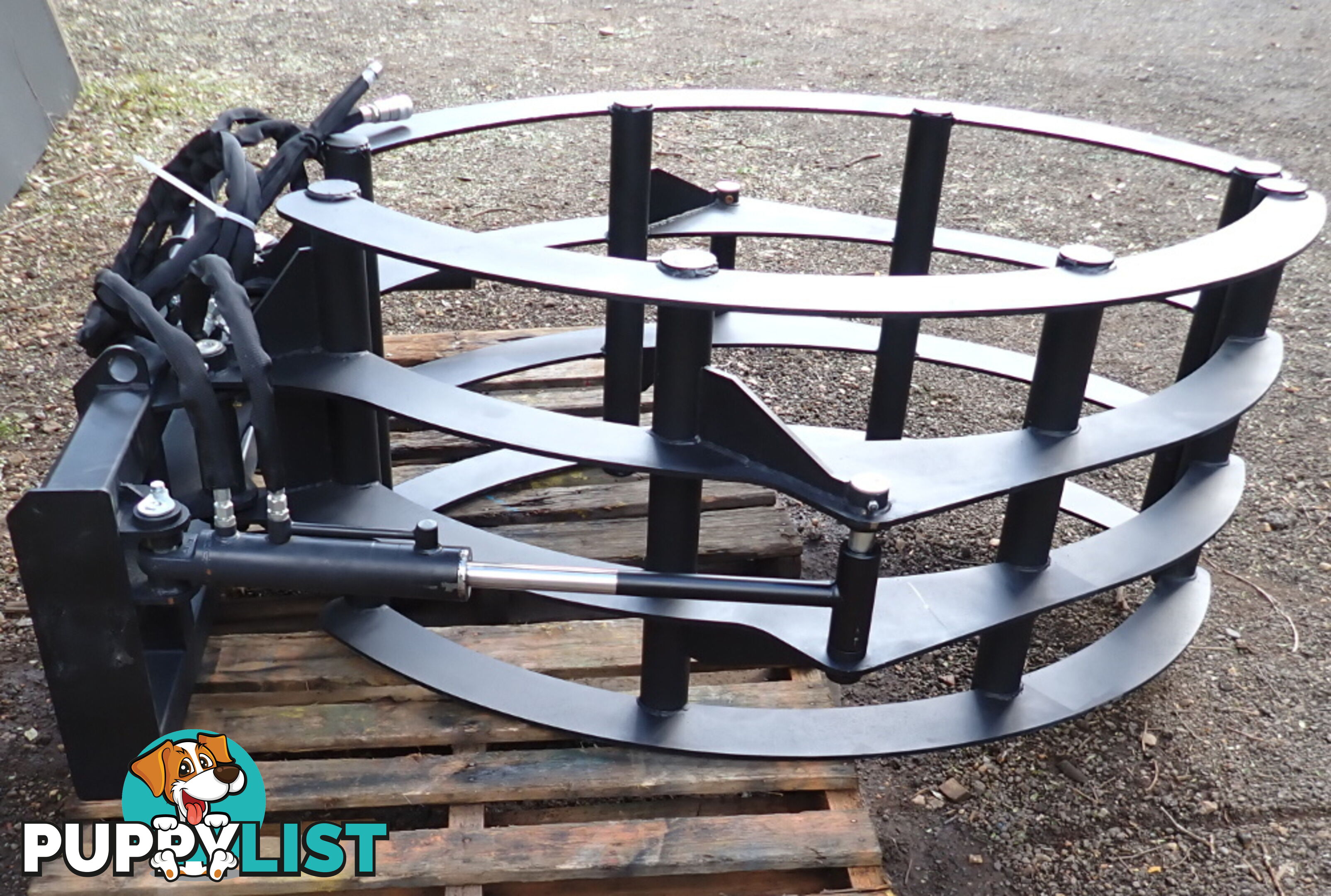 New Hay Bale Grab Grapple, Tractor, Skid Steer, Track Loader