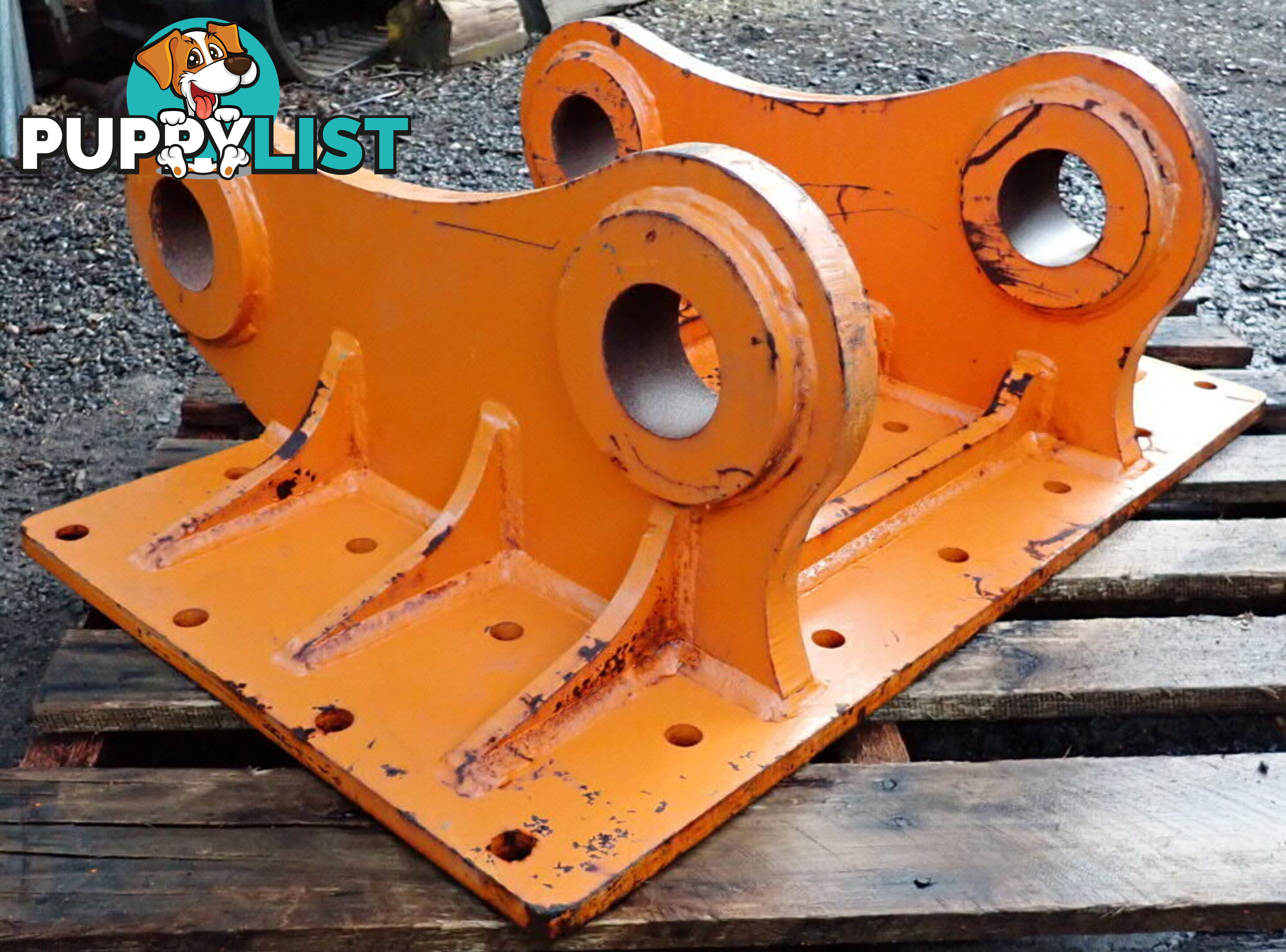 New 30-46 ton (100mm pin) Excavator Headstock Hitch Mounting Plate