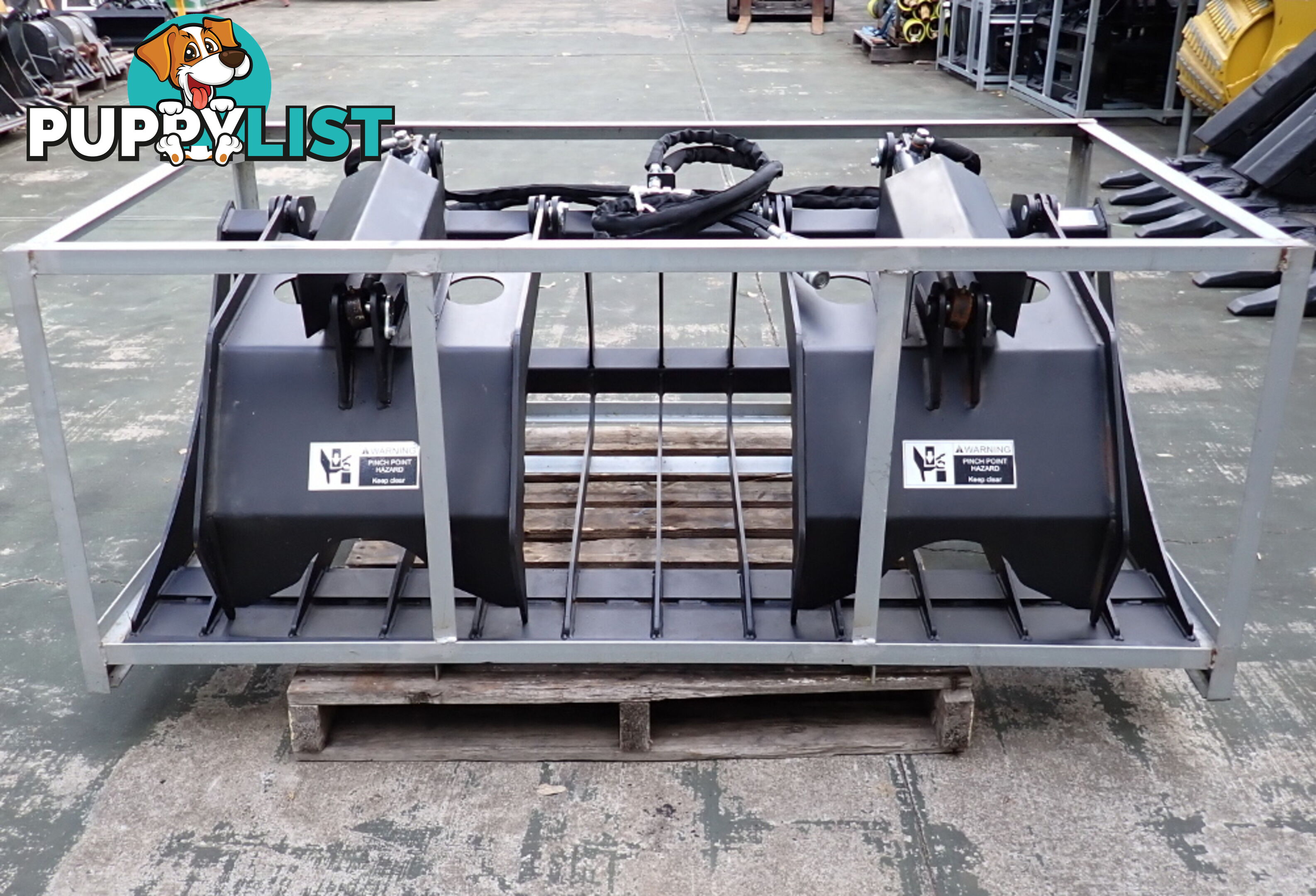 New Rock Grapple Sieve Bucket, Tractor, Skid Steer, Track Loader