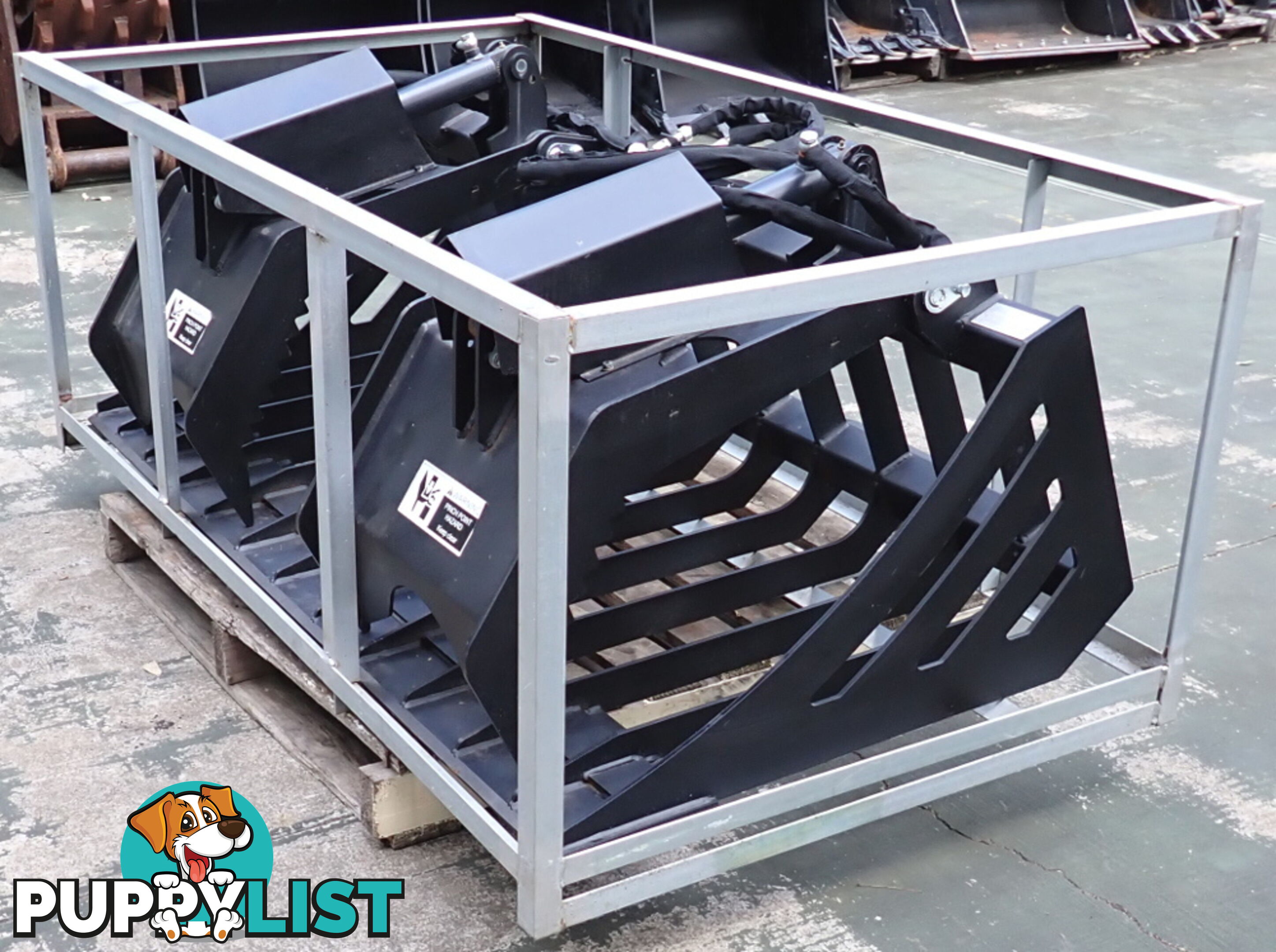 New Rock Grapple Sieve Bucket, Tractor, Skid Steer, Track Loader