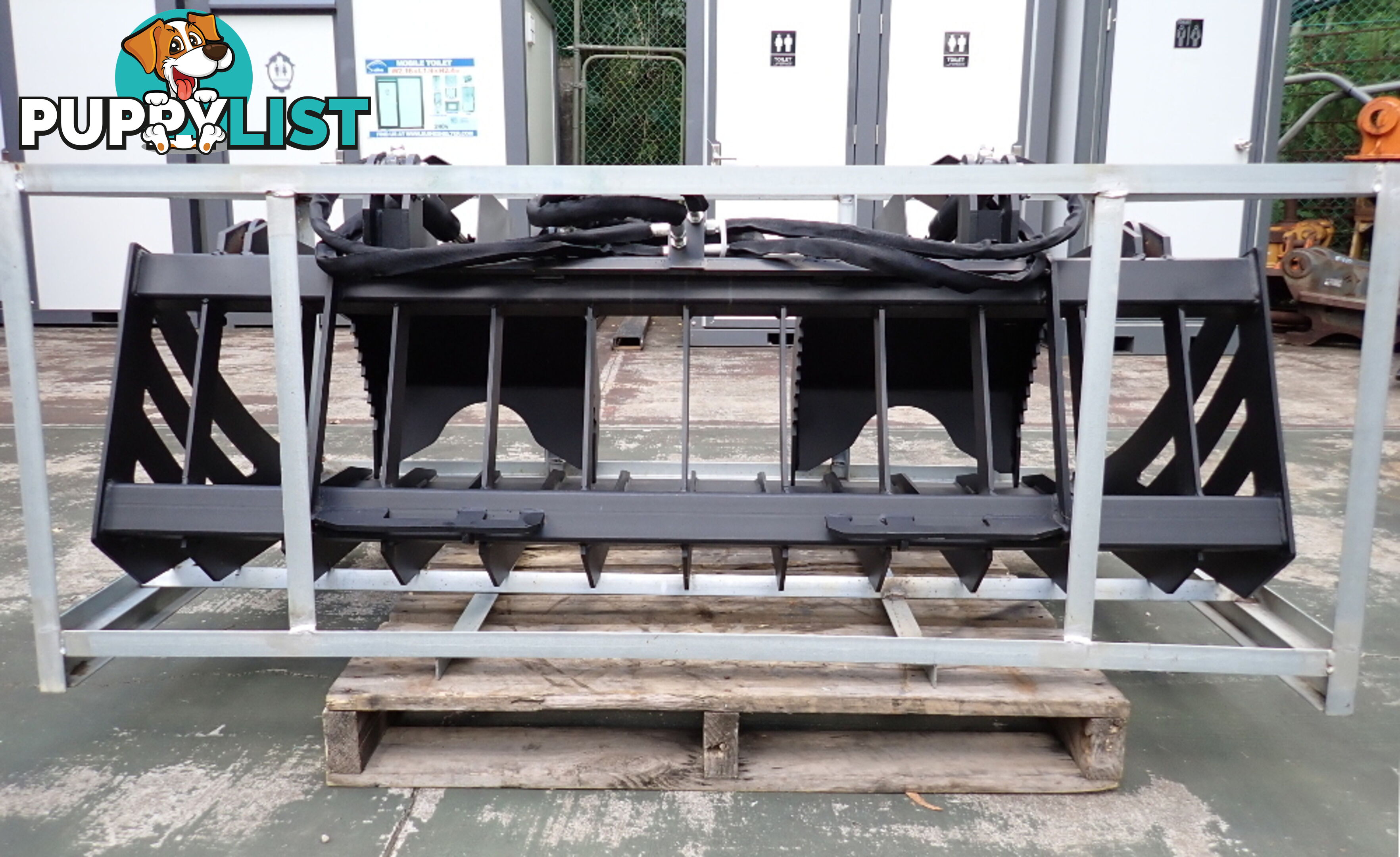 New Rock Grapple Sieve Bucket, Tractor, Skid Steer, Track Loader