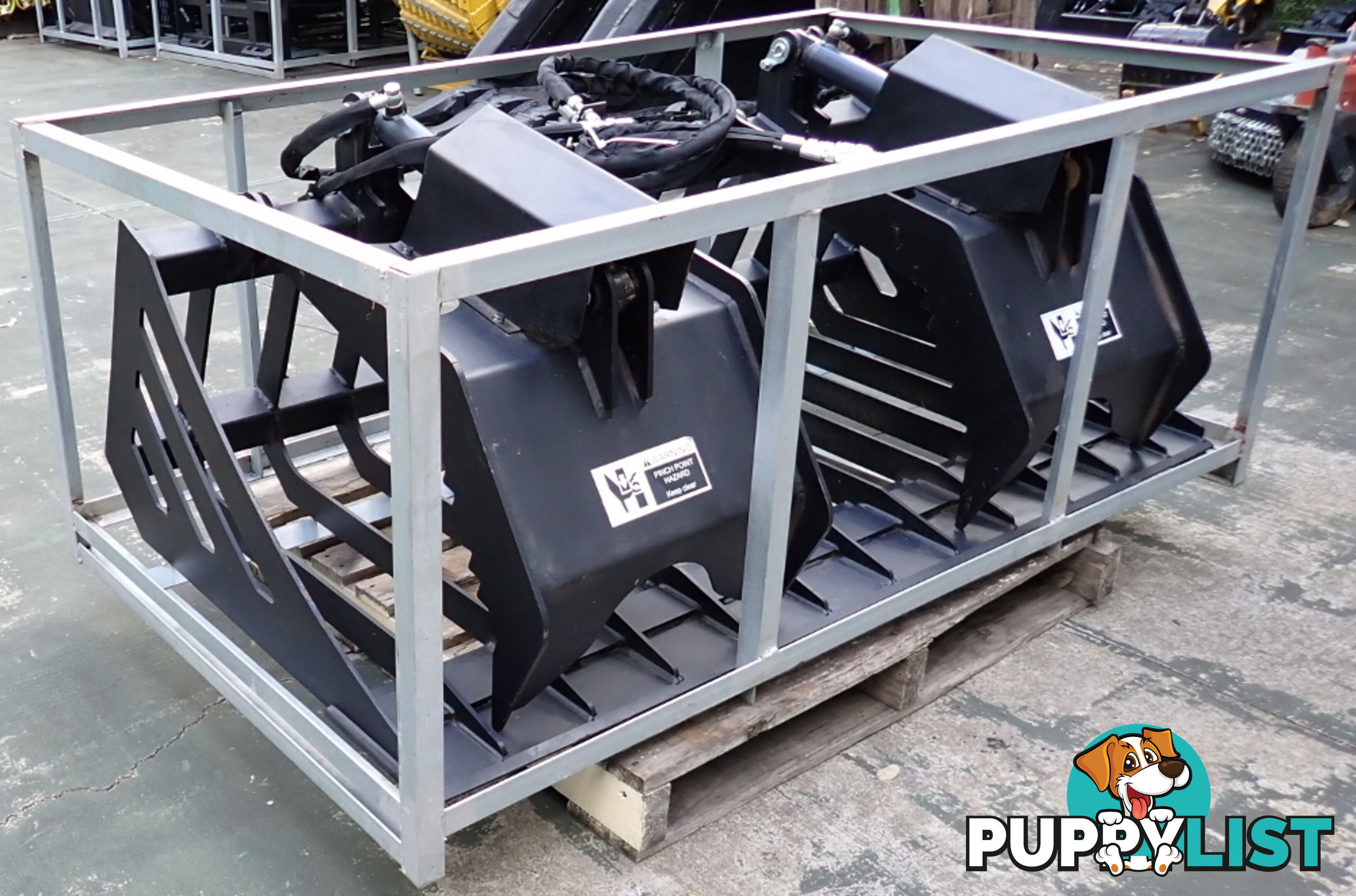 New Rock Grapple Sieve Bucket, Tractor, Skid Steer, Track Loader