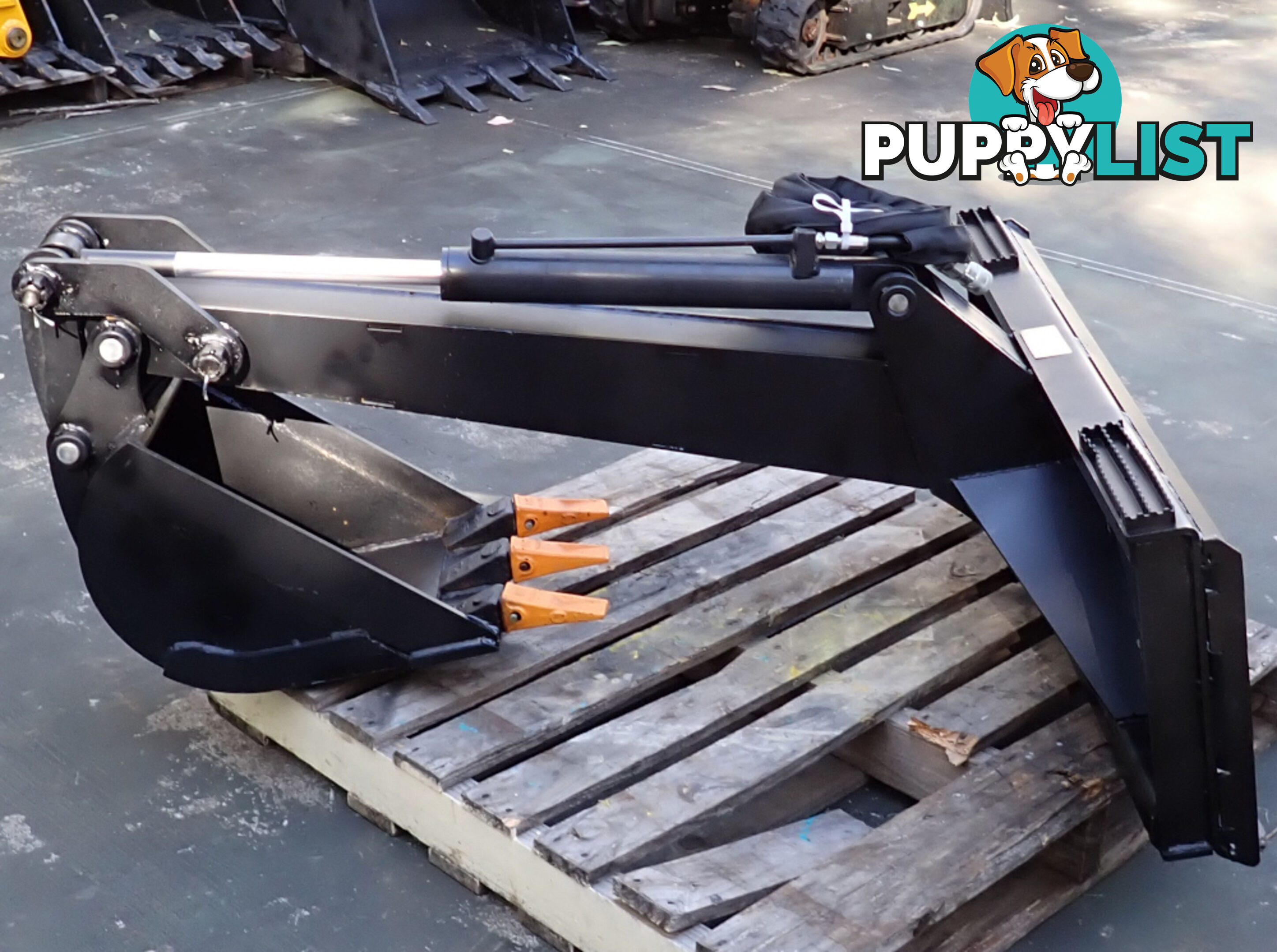 New Backhoe Arm for Skid Steer, Tractor, Track Loader