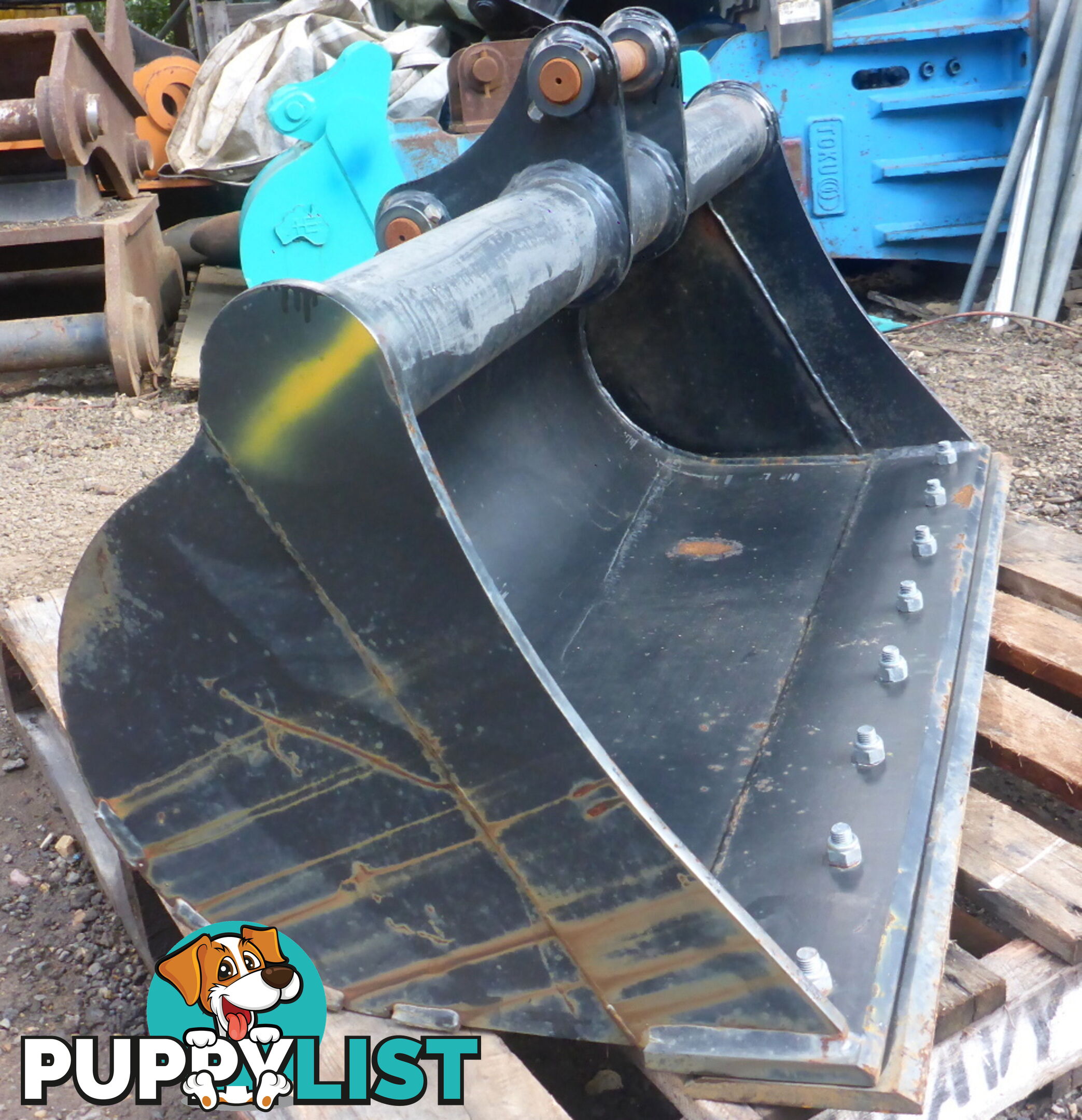 New 1.5-4 ton (35mm pin) 1200mm AHE Excavator Mud Batter Bucket (high capacity)