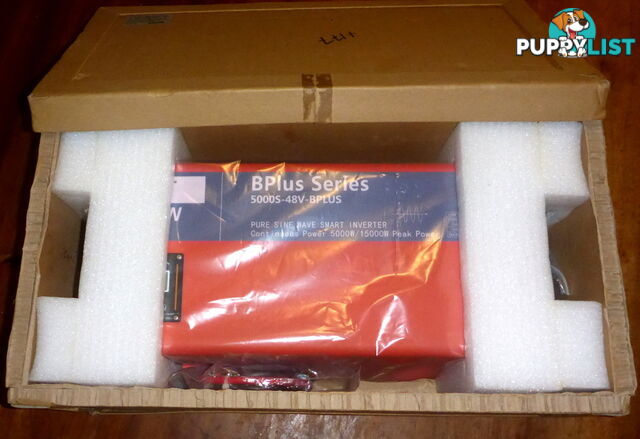 RRP $4175. New 5000w (15000w peak) 48Vdc-240Vac Pure Sine Wave Smart Power Inverter