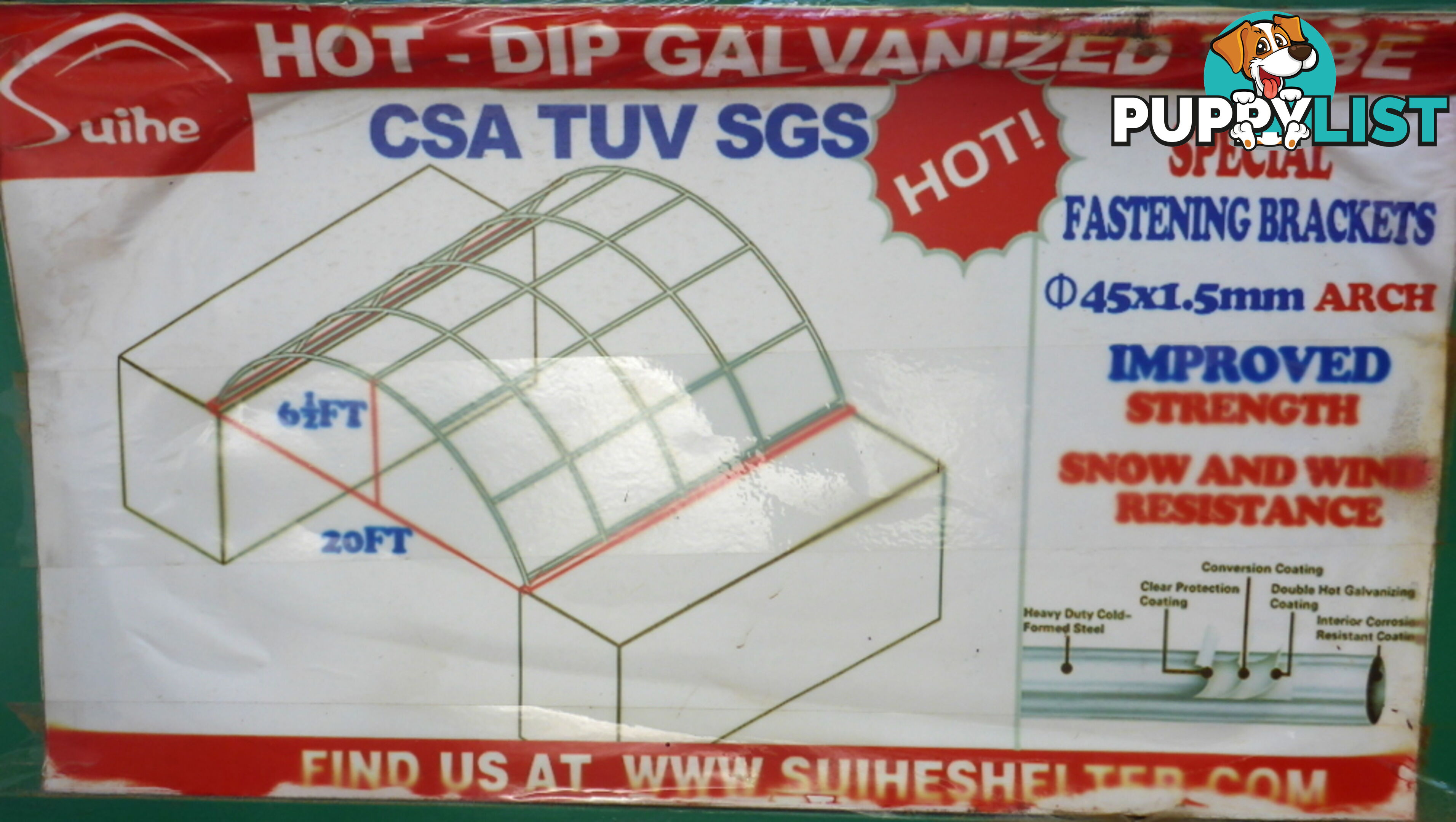 New 6m x 6m Container Shelter Workshop Igloo Dome