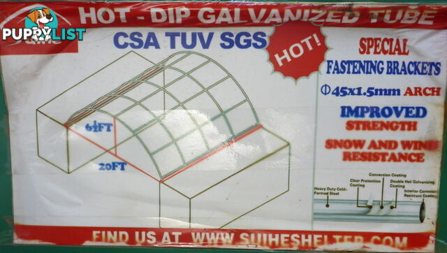 New 6m x 6m Container Shelter Workshop Igloo Dome