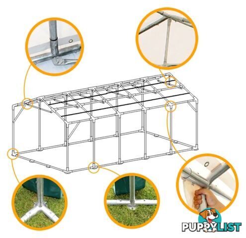 6m x 12m (72m2) Marquee Party & Wedding Tent with Heavy Duty PVC Roof & Walls