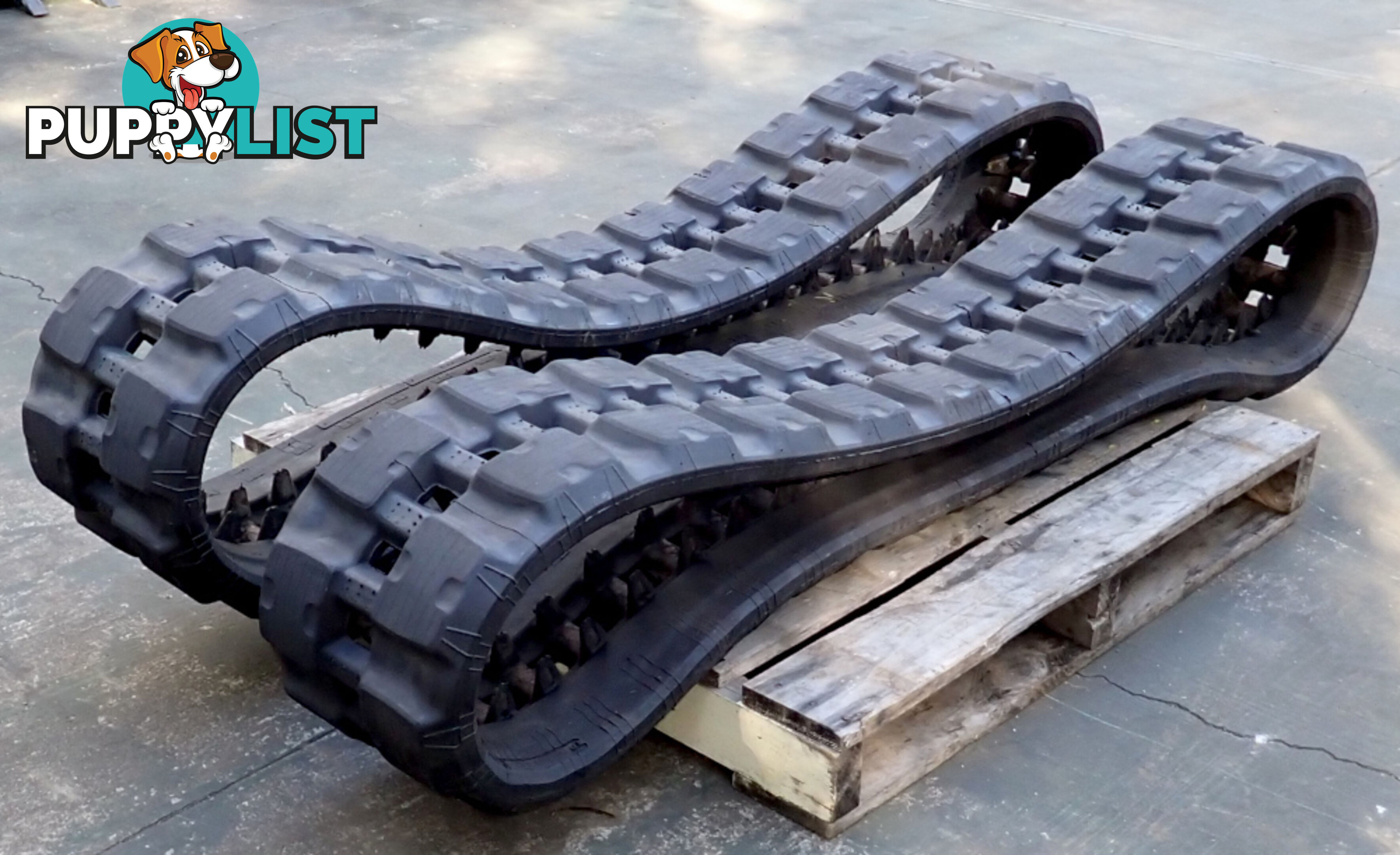 2 John Deere Track Loader / Excavator Rubber Tracks 320x86x52 suit Bobcat, JD, Komatsu, Kubota etc