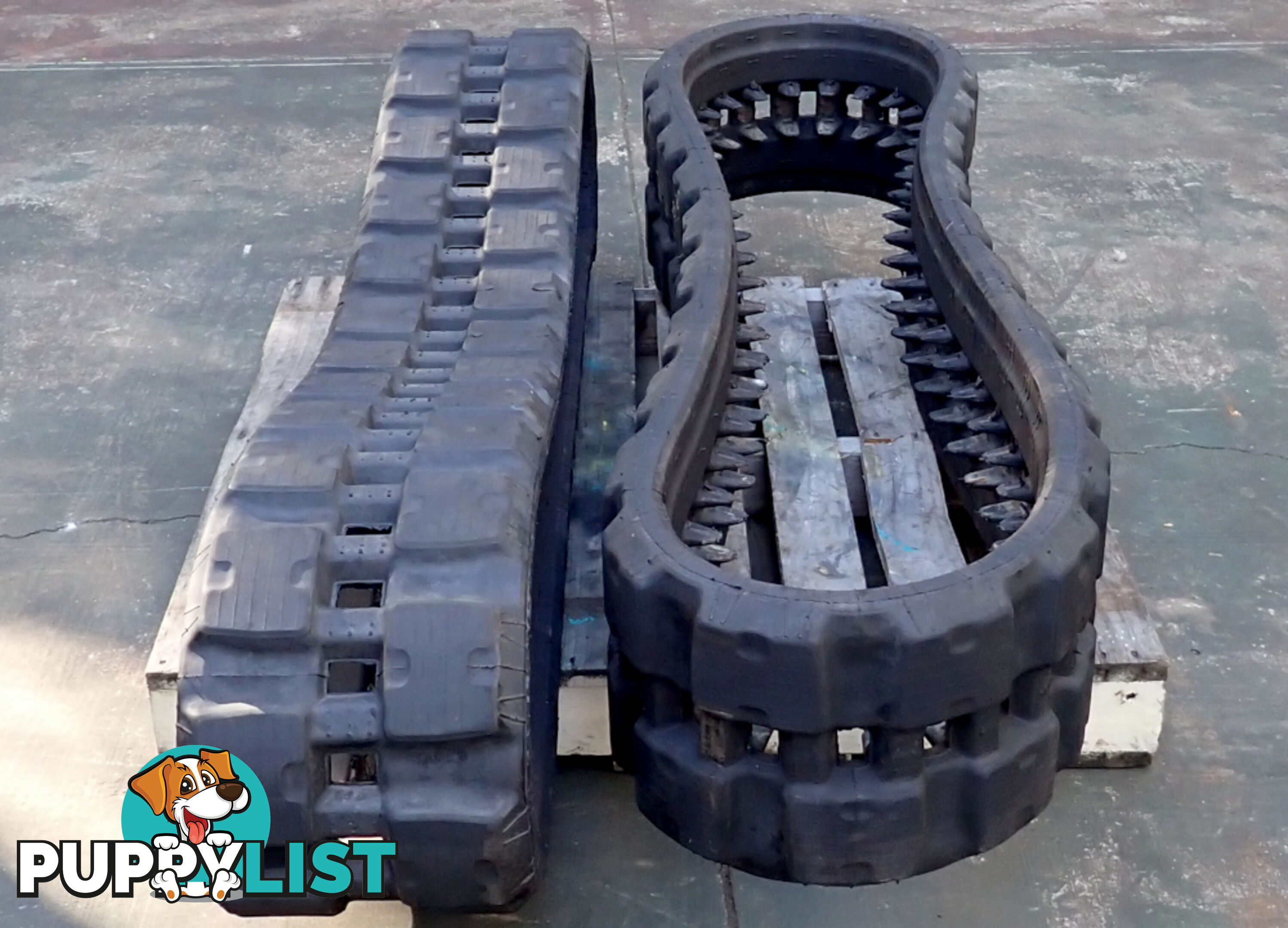 2 John Deere Track Loader / Excavator Rubber Tracks 320x86x52 suit Bobcat, JD, Komatsu, Kubota etc
