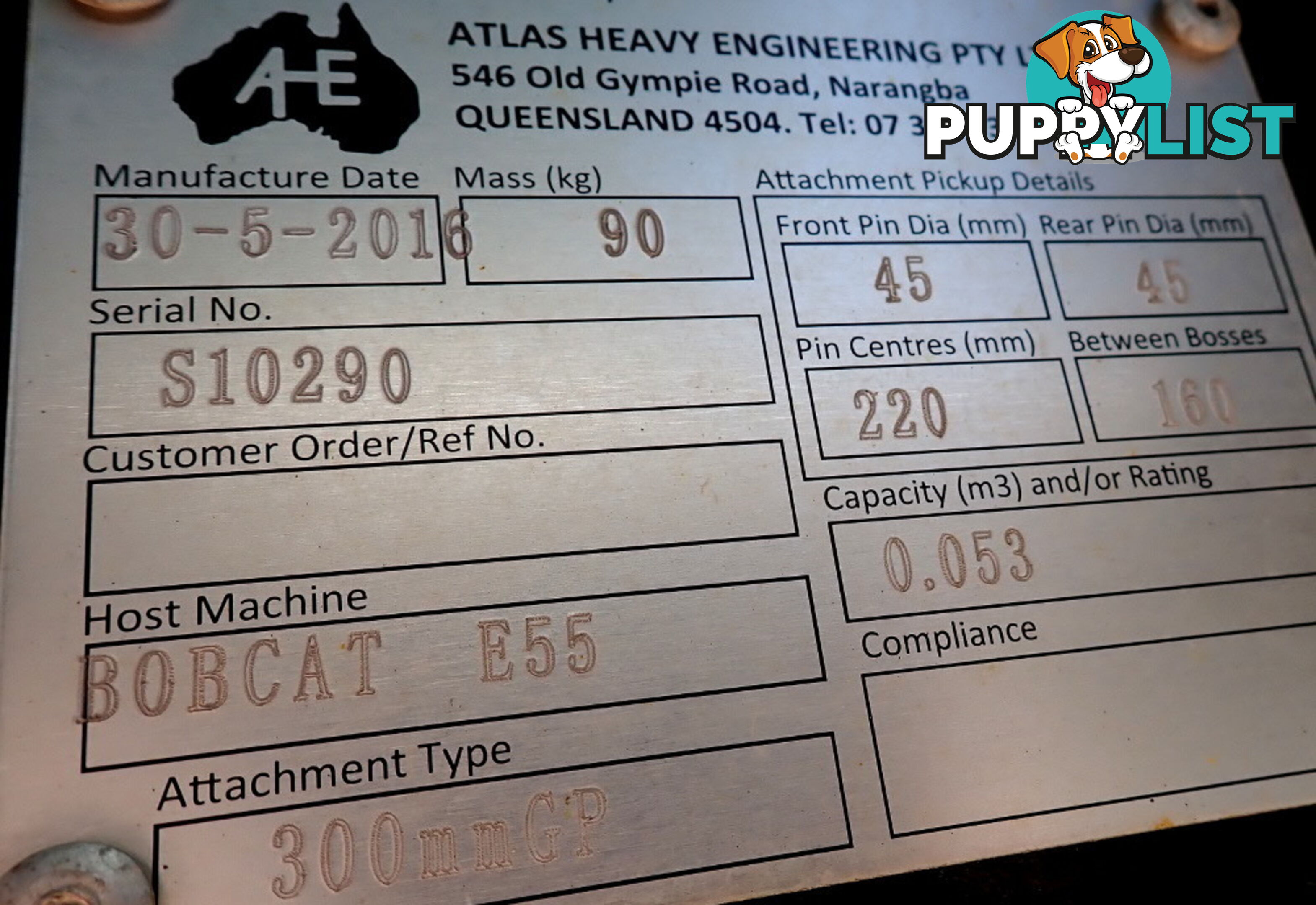 New 3-7 ton (45mm pin, 220mm CtoC) 250mm AHE Excavator Digging GP Bucket