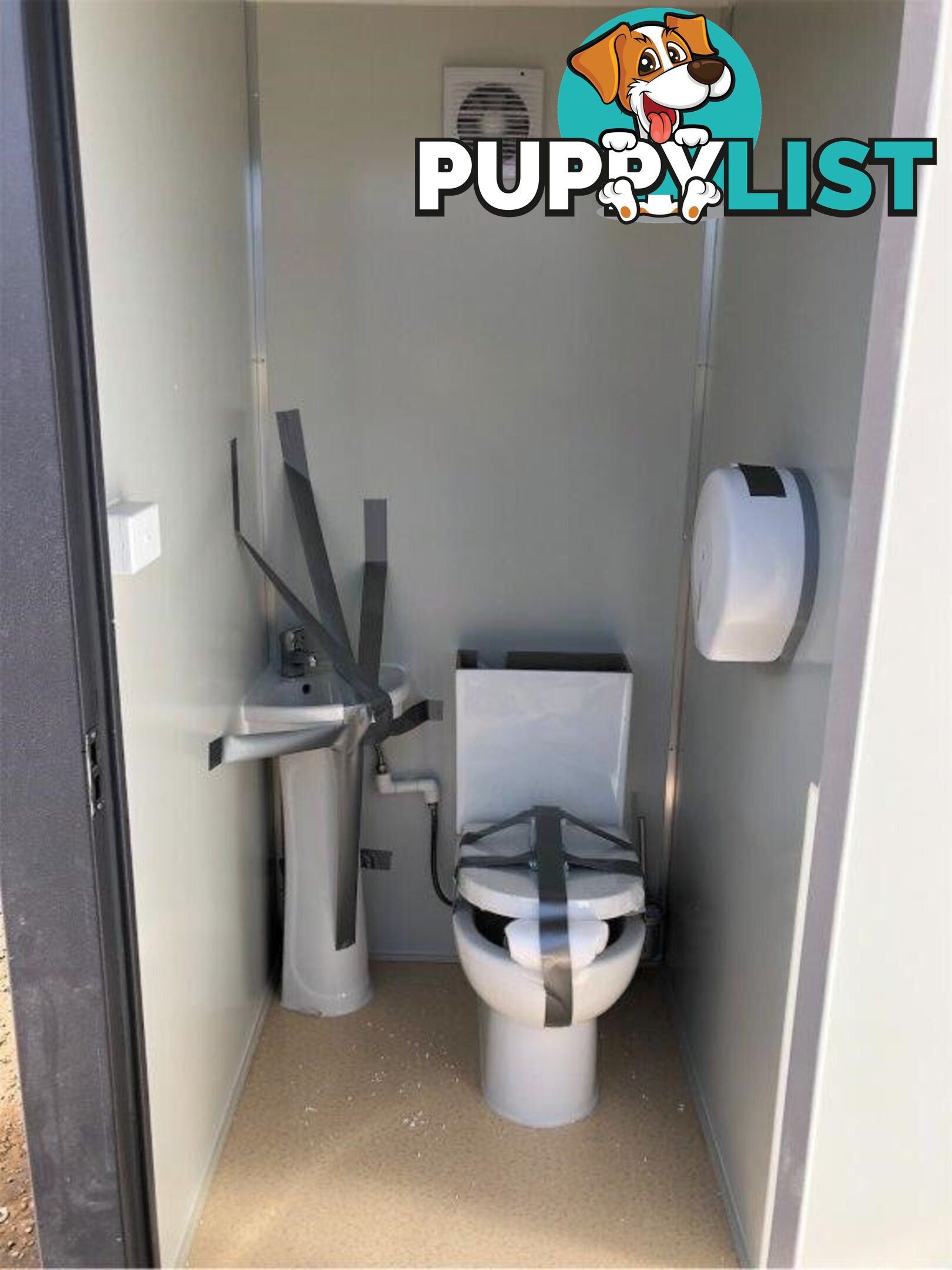 New Single Portable Toilet Restroom Block
