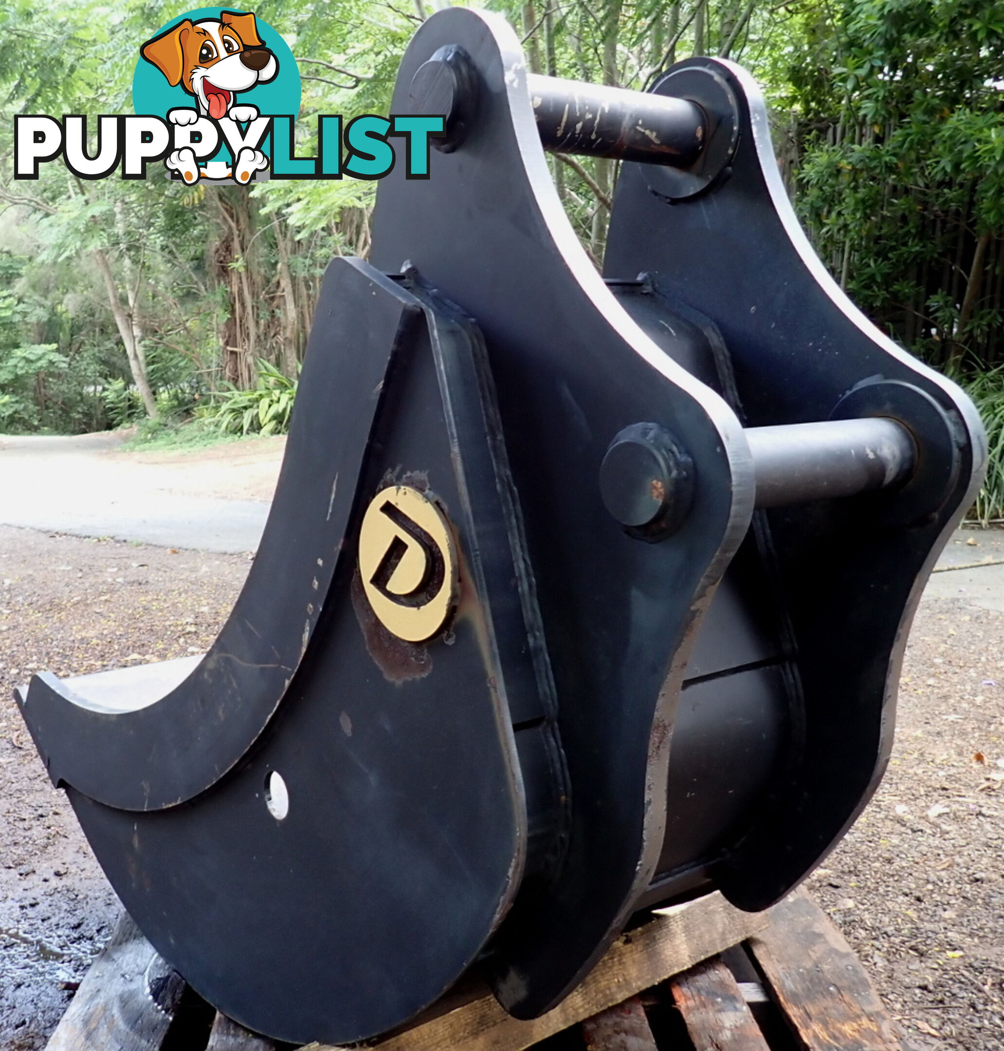New 15-32 ton (80mm pin) 600mm Doherty Excavator Cleanup Gummy Bucket