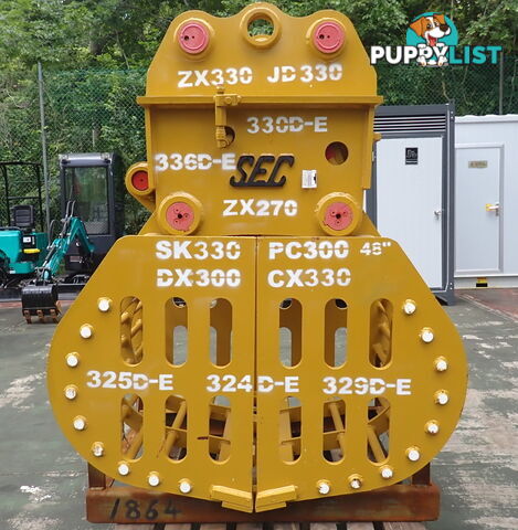 20-48 ton (90 or 100mm pin) Excavator Hydraulic Clamshell Sieve Bucket