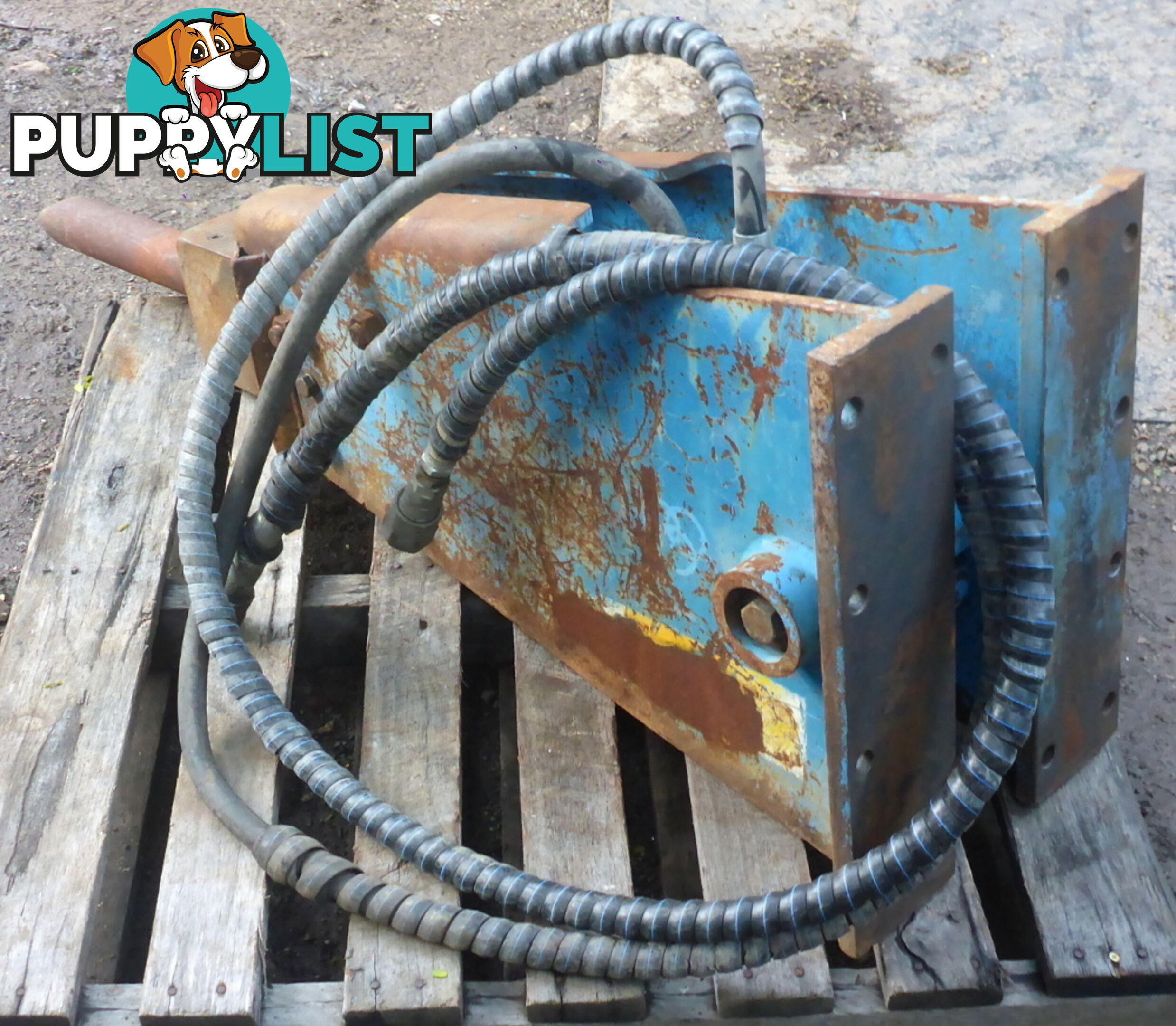 Used 4-10 ton Excavator Hydraulic Hammer Rock Breaker & separate Headstock