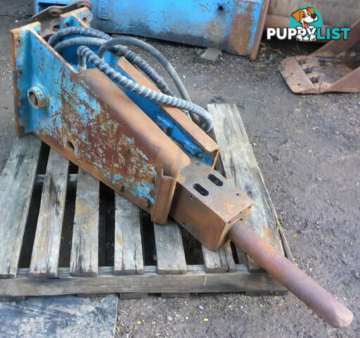 Used 4-10 ton Excavator Hydraulic Hammer Rock Breaker & separate Headstock