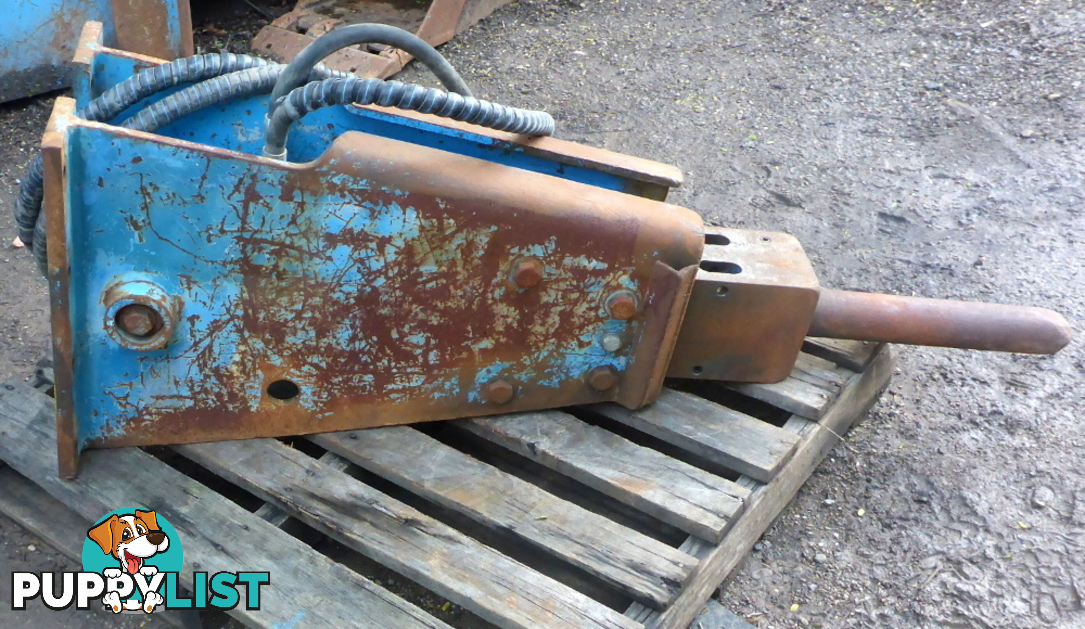 Used 4-10 ton Excavator Hydraulic Hammer Rock Breaker & separate Headstock