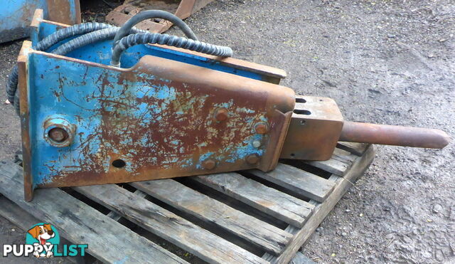 Used 4-10 ton Excavator Hydraulic Hammer Rock Breaker & separate Headstock