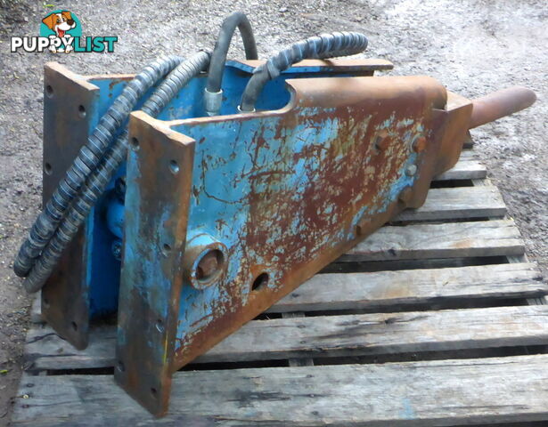 Used 4-10 ton Excavator Hydraulic Hammer Rock Breaker & separate Headstock