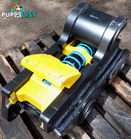 90mm pin Hitch grabs 80mm & 90mm buckets New Doherty D-Lock Hydraulic Excavator Quick Hitch Coupling