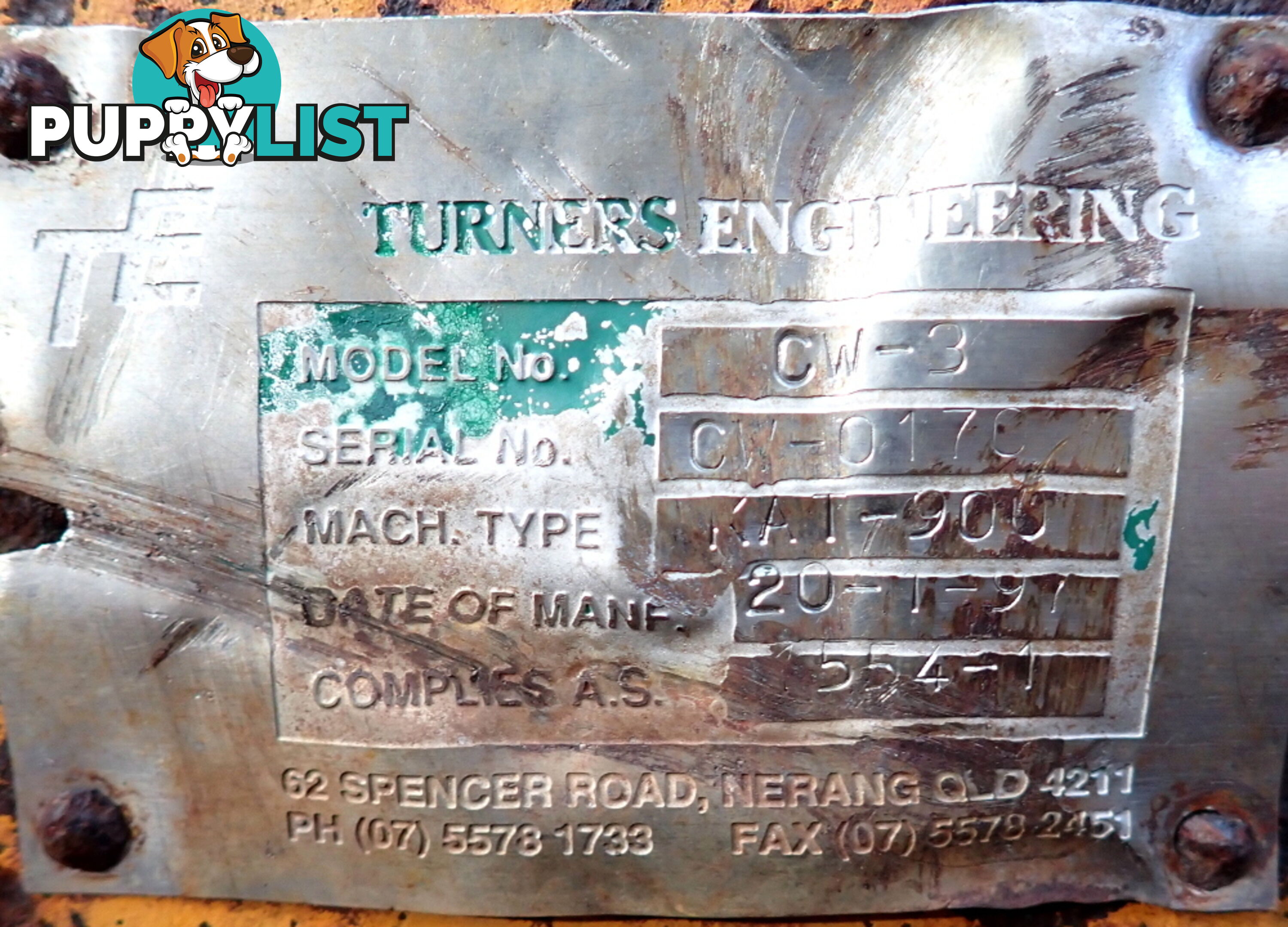 12-23 ton (70mm pin) TE Excavator Headstock Hitch Mounting Plate suit Kato