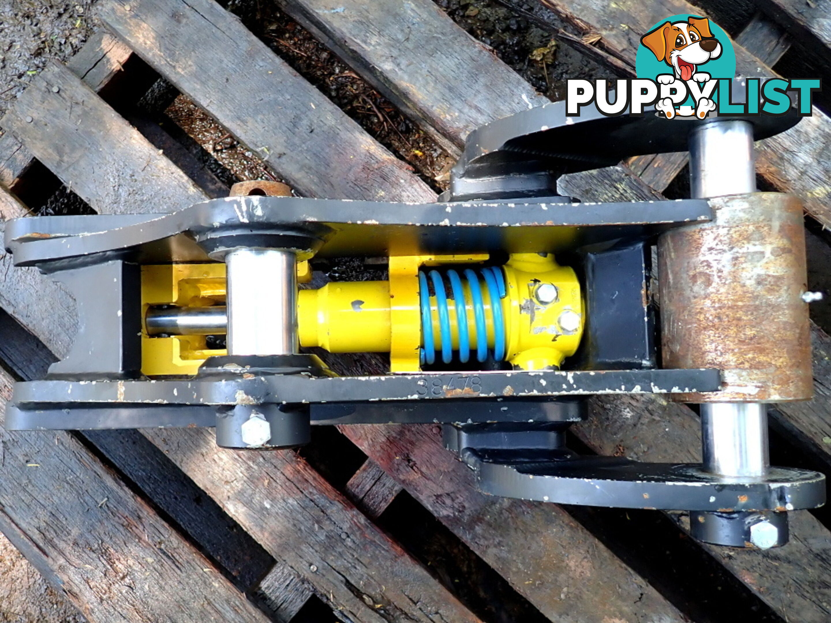 New Case 590ST Backhoe (44.45/50mm pin) Doherty Hydraulic Quick Hitch Coupling