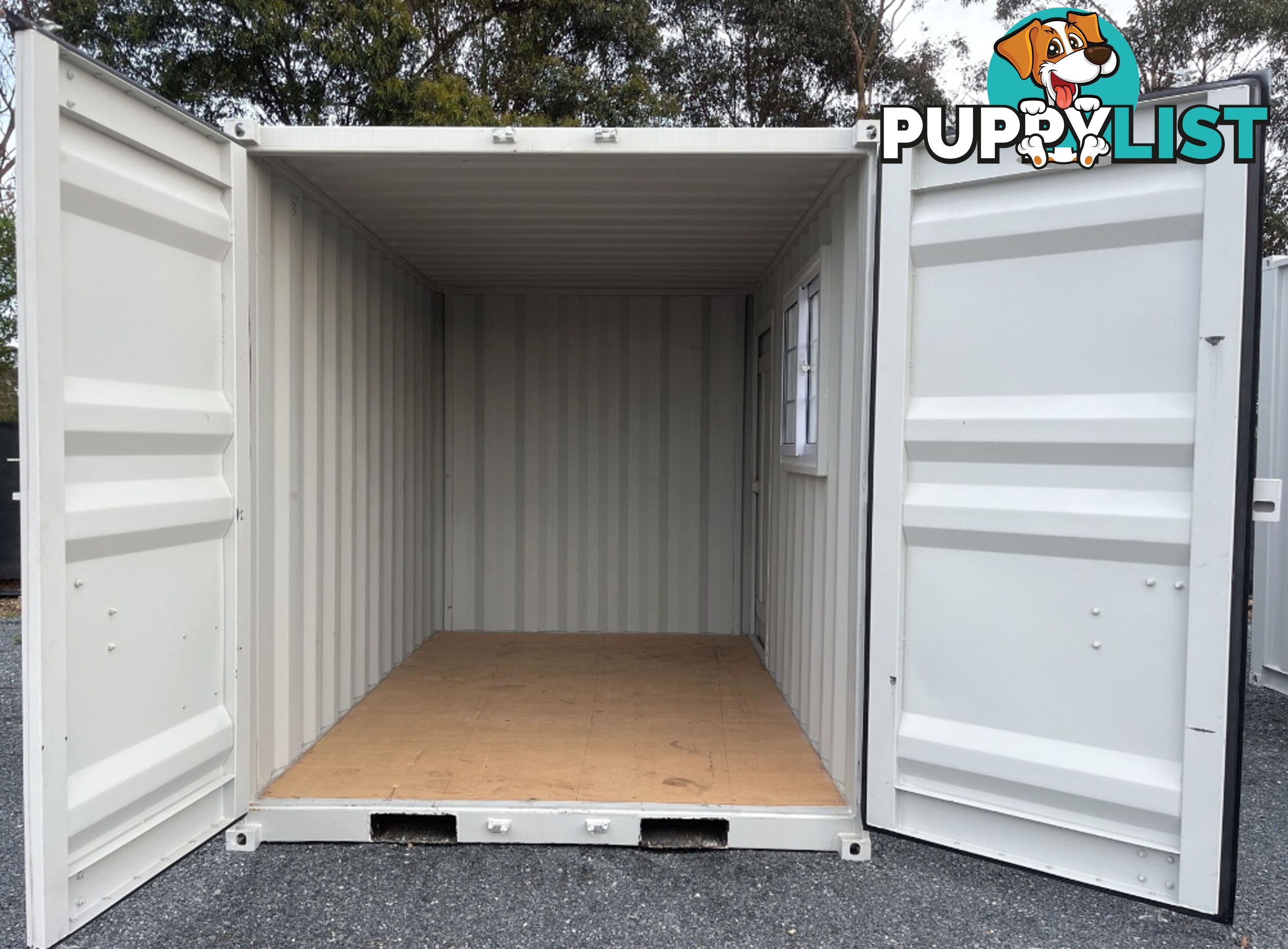 New 12ft Shipping Container with side Door & Window