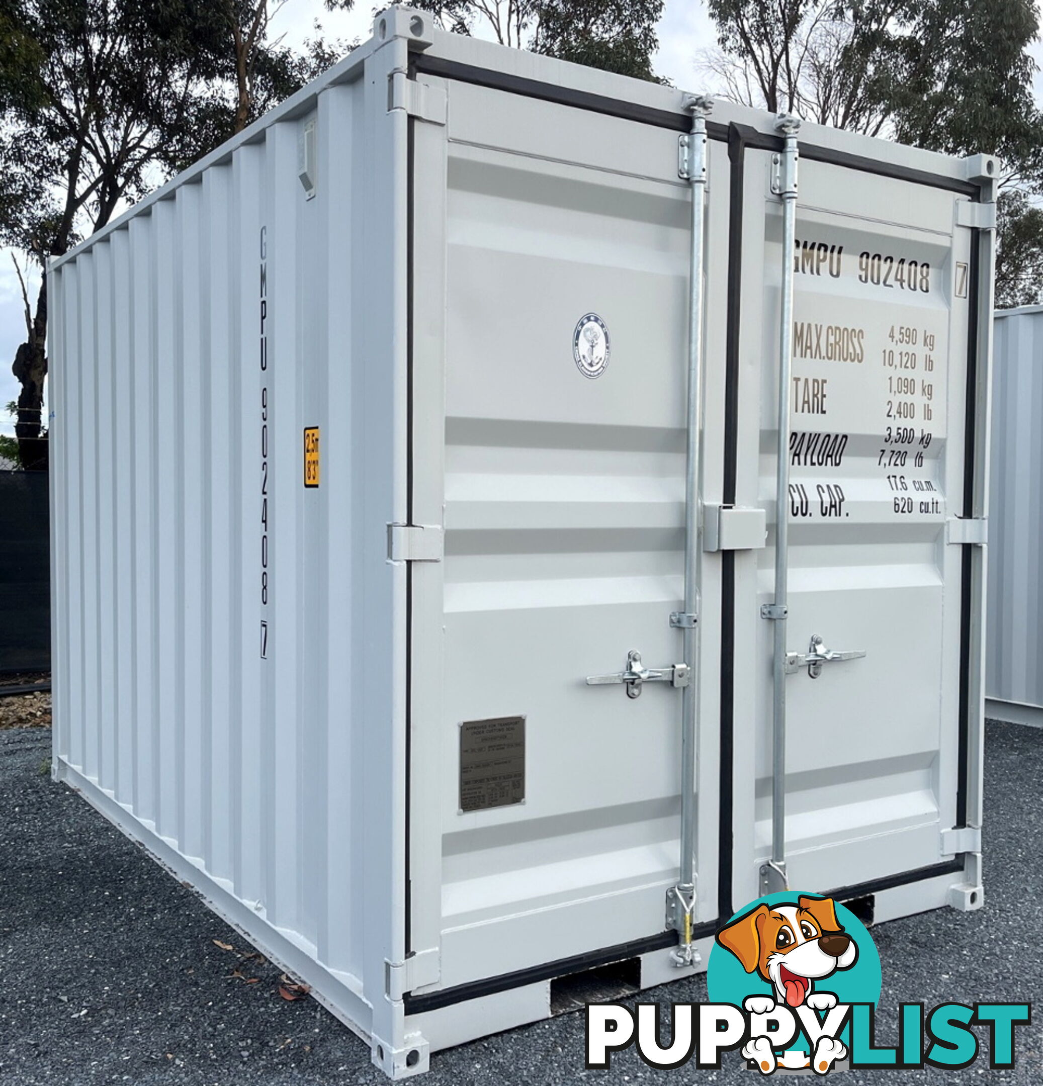 New 12ft Shipping Container with side Door & Window